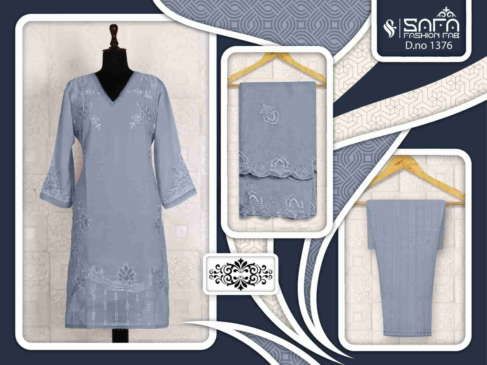 Safa 1376 Colours By Safa Fashion 1376-A To 1376-D Series Designer Stylish Fancy Colorful Beautiful Party Wear & Ethnic Wear Collection Georgette Dresses At Wholesale Price