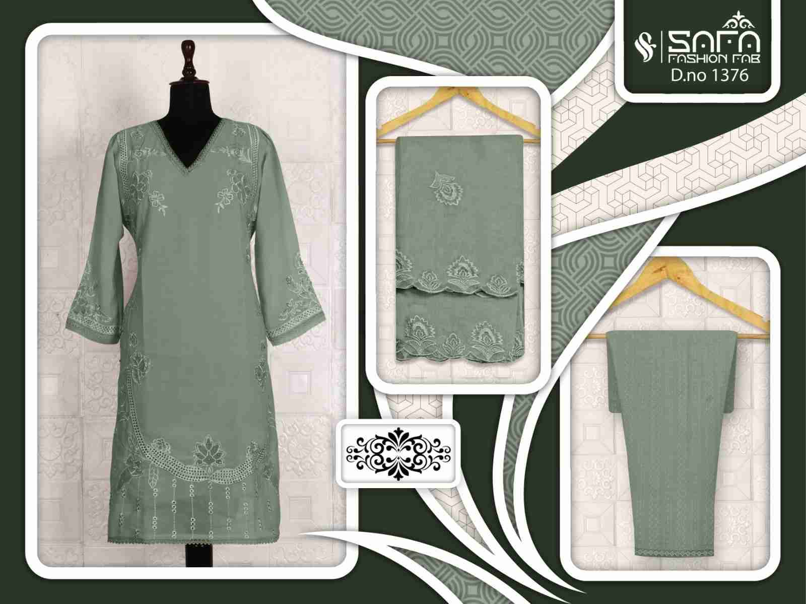 Safa 1376 Colours By Safa Fashion 1376-A To 1376-D Series Designer Stylish Fancy Colorful Beautiful Party Wear & Ethnic Wear Collection Georgette Dresses At Wholesale Price