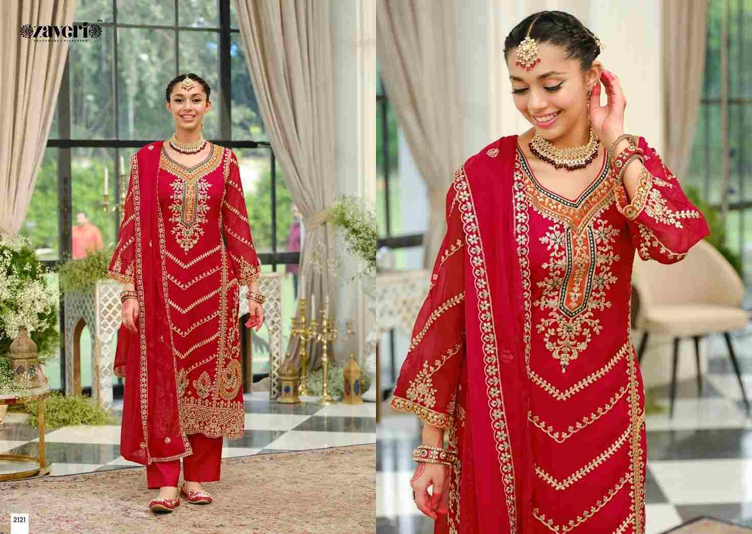 Nutan By Zaveri 2121 To 2122 Series Beautiful Festive Suits Colorful Stylish Fancy Casual Wear & Ethnic Wear Soft Organza Dresses At Wholesale Price