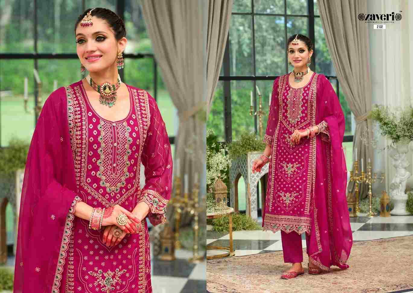 Tanvi By Zaveri 2131 To 2132 Series Beautiful Festive Suits Colorful Stylish Fancy Casual Wear & Ethnic Wear Soft Organza Dresses At Wholesale Price