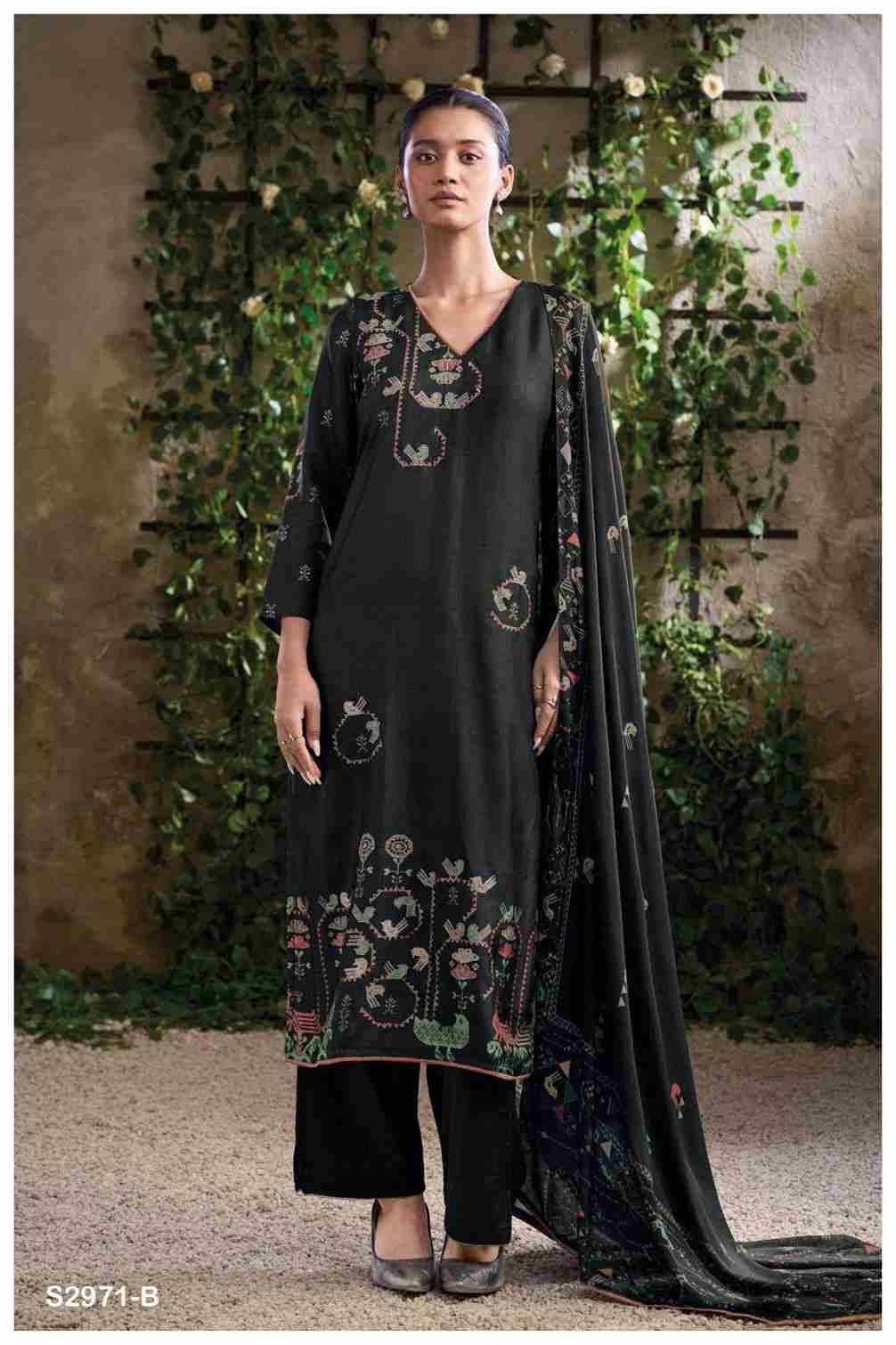 Tsoko-2971 By Ganga Fashion 2971-A To 2971-D Series Beautiful Festive Suits Colorful Stylish Fancy Casual Wear & Ethnic Wear Pure Bemberg Silk Dresses At Wholesale Price