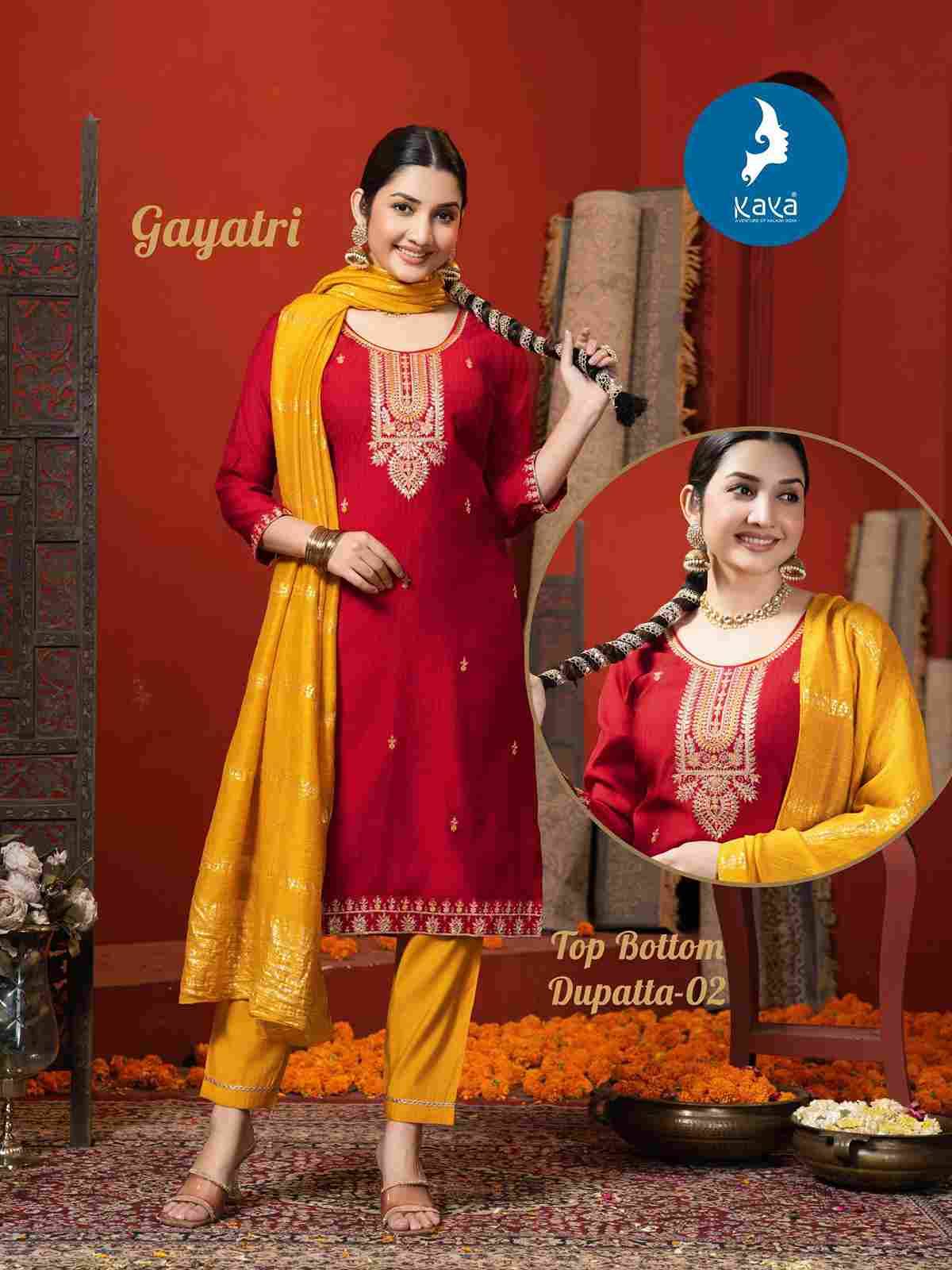 Gayatri By Kaya 01 To 06 Series Designer Sharara Suits Beautiful Fancy Colorful Stylish Party Wear & Occasional Wear Fancy Dresses At Wholesale Price