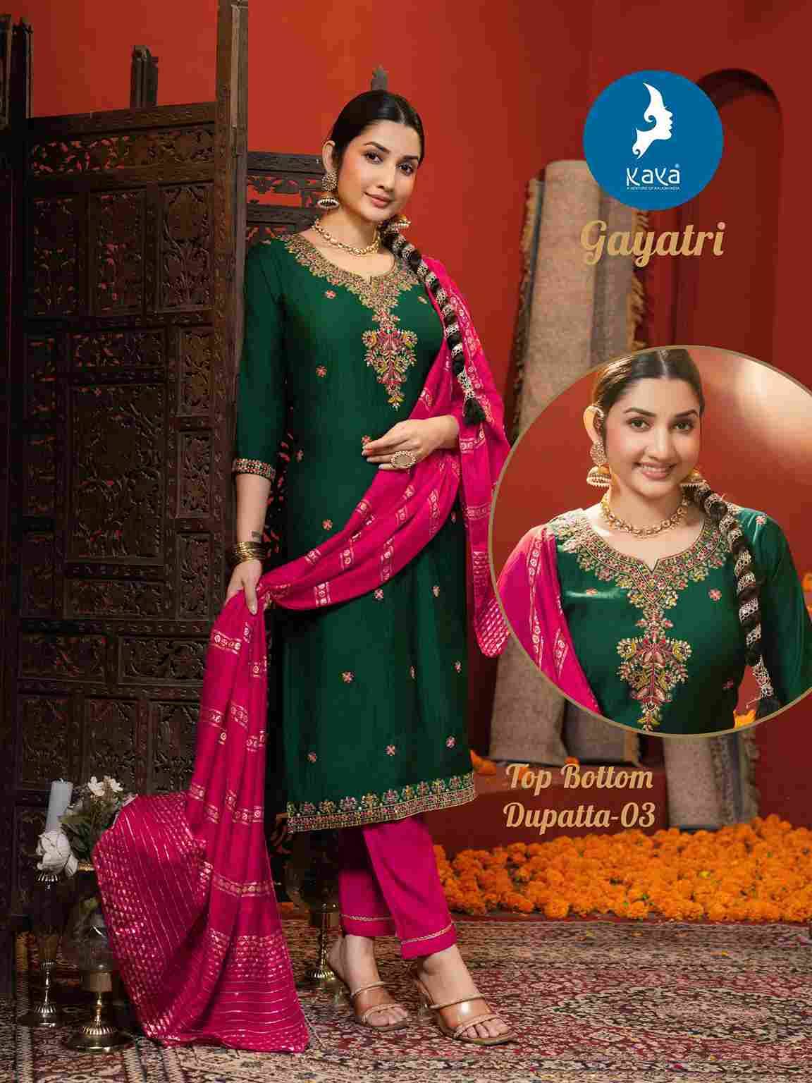 Gayatri By Kaya 01 To 06 Series Designer Sharara Suits Beautiful Fancy Colorful Stylish Party Wear & Occasional Wear Fancy Dresses At Wholesale Price