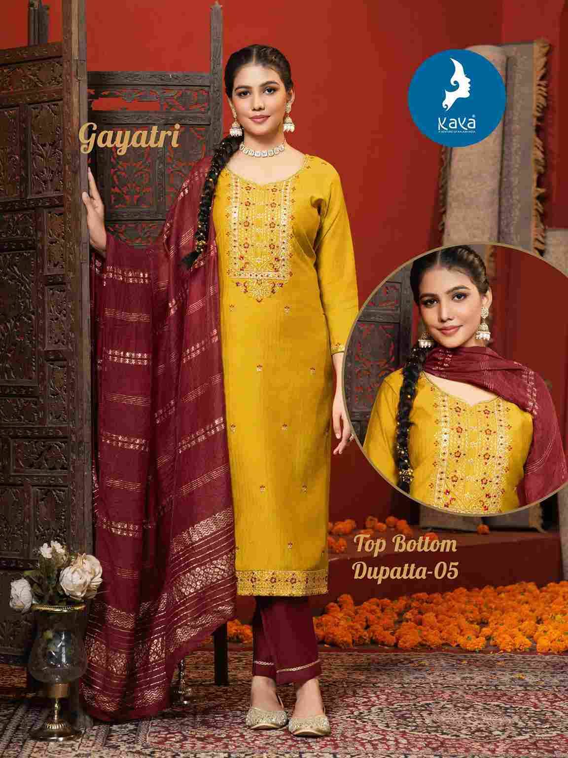 Gayatri By Kaya 01 To 06 Series Designer Sharara Suits Beautiful Fancy Colorful Stylish Party Wear & Occasional Wear Fancy Dresses At Wholesale Price