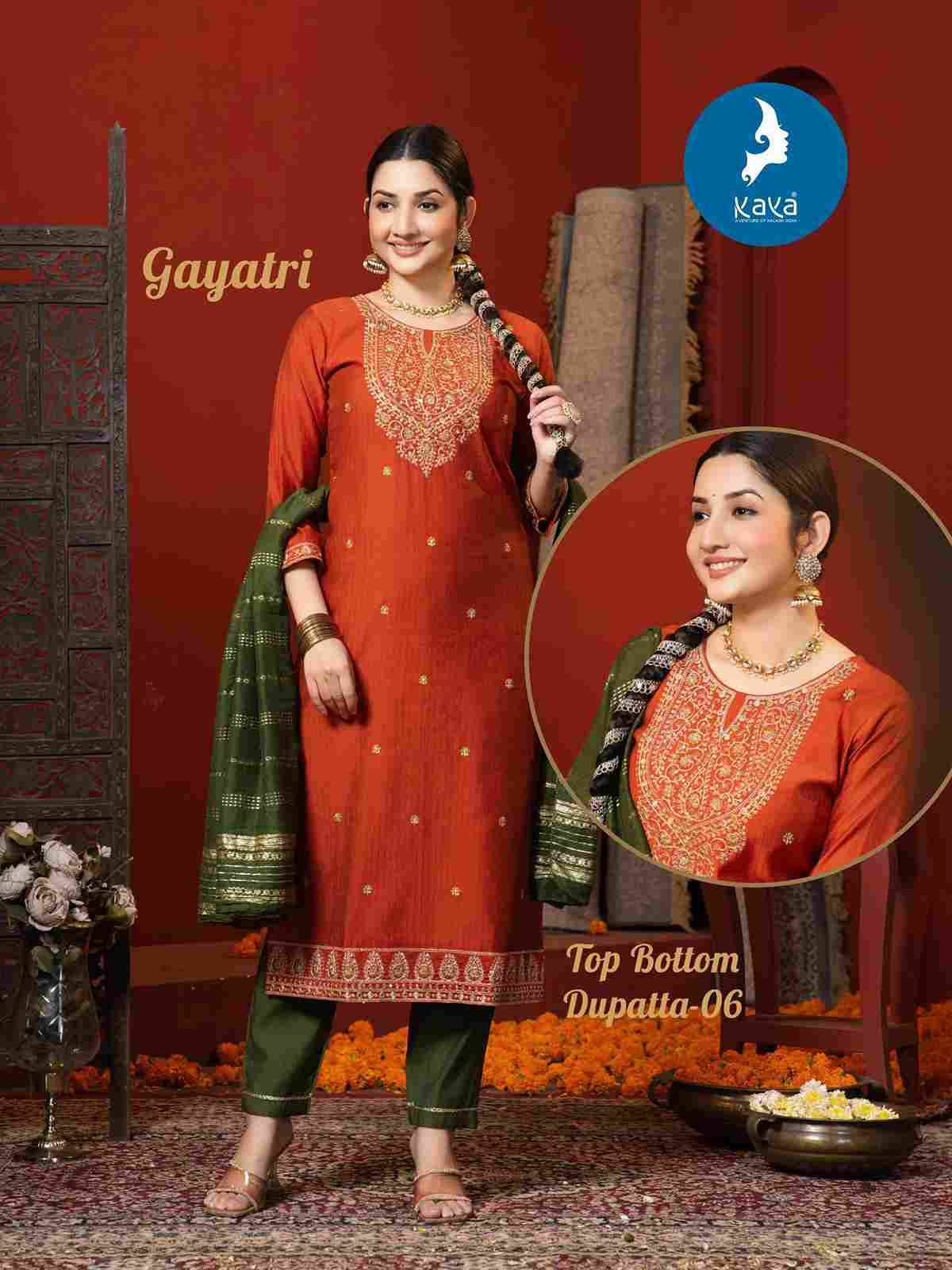 Gayatri By Kaya 01 To 06 Series Designer Sharara Suits Beautiful Fancy Colorful Stylish Party Wear & Occasional Wear Fancy Dresses At Wholesale Price