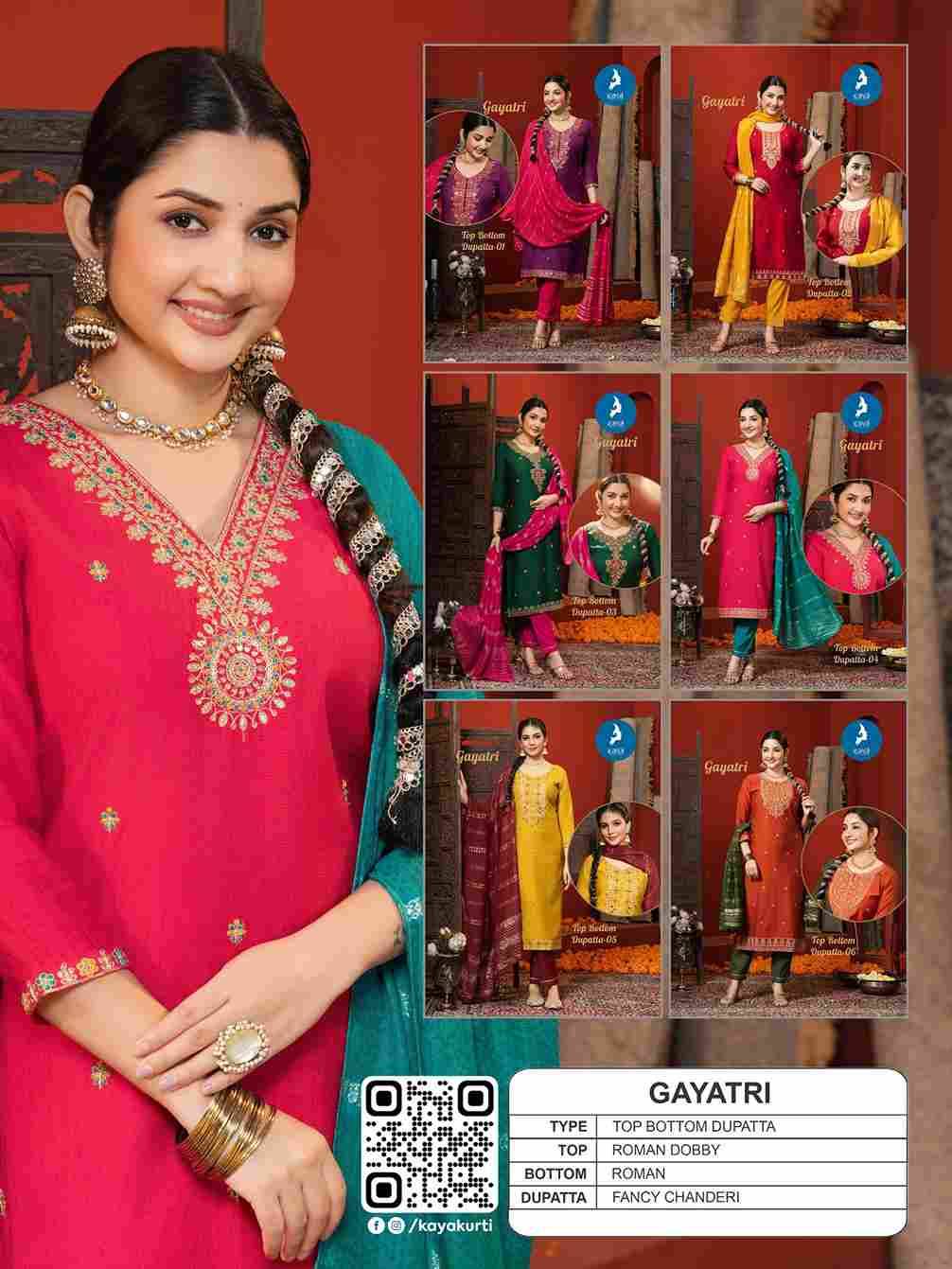 Gayatri By Kaya 01 To 06 Series Designer Sharara Suits Beautiful Fancy Colorful Stylish Party Wear & Occasional Wear Fancy Dresses At Wholesale Price