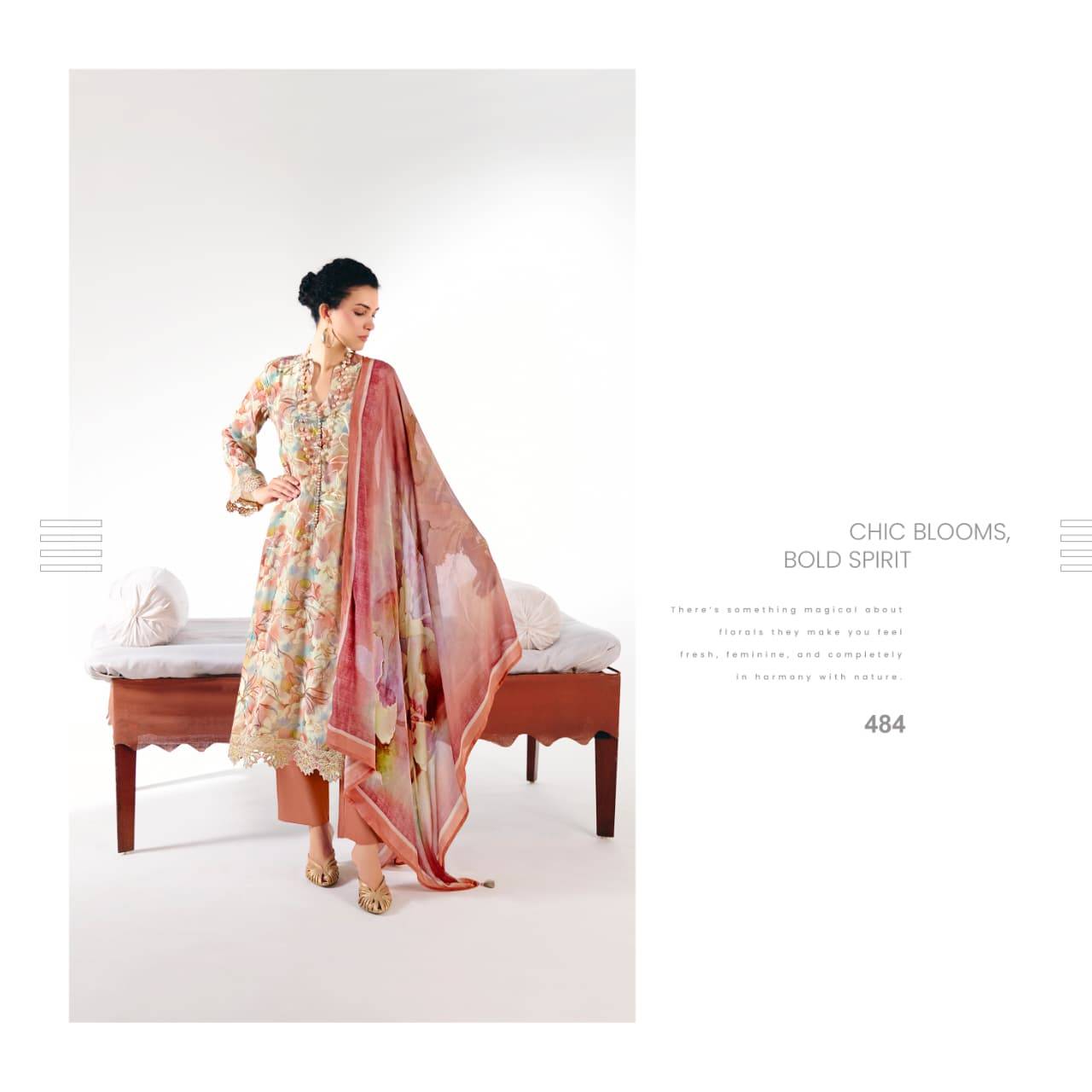 Gulaabia By Sohni 481 To 484 Series Beautiful Suits Colorful Stylish Fancy Casual Wear & Ethnic Wear Pure Bemberg Silk Jacquard Dresses At Wholesale Price