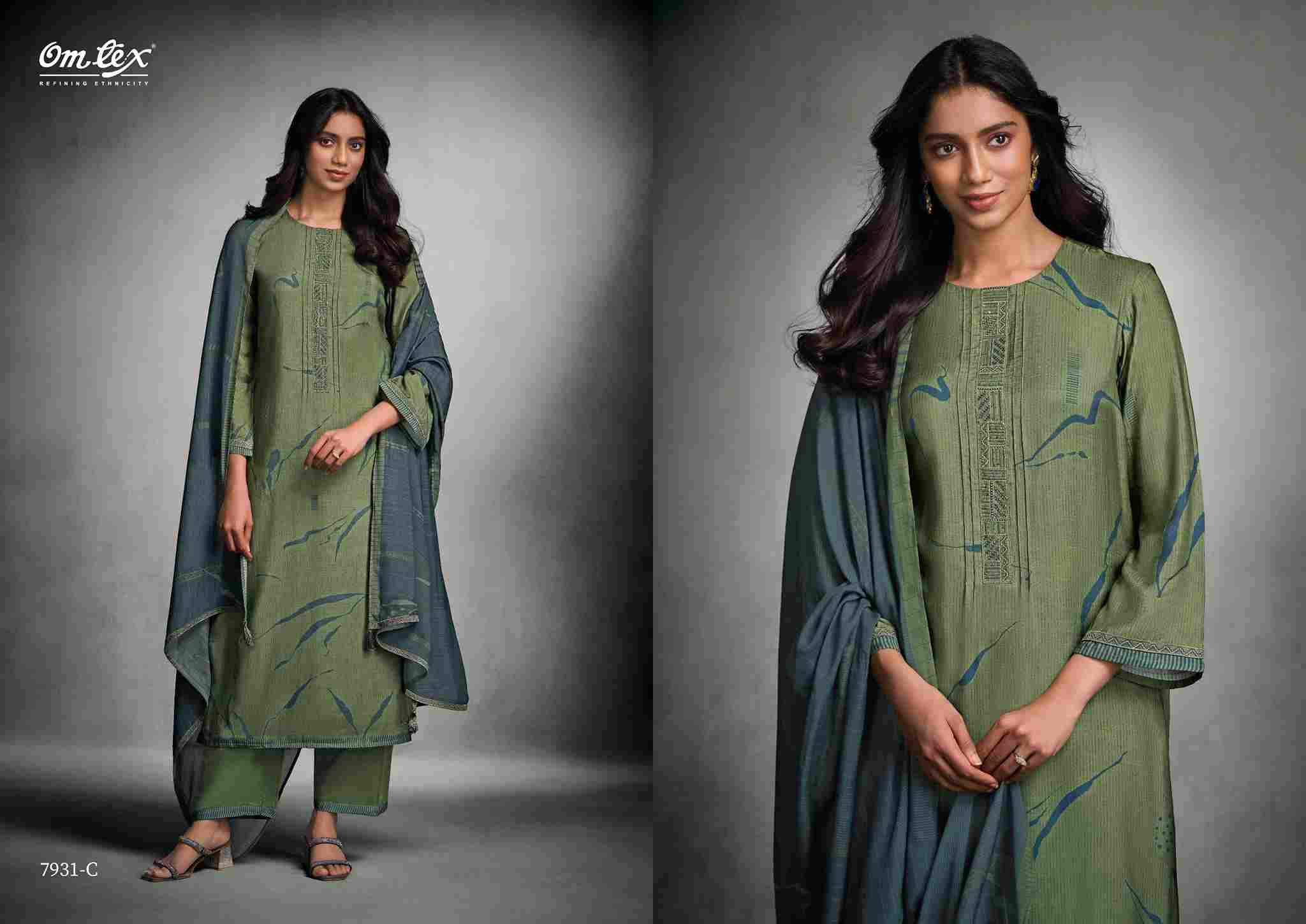 Silmaya By Om Tex 7931-A To 7931-D Series Beautiful Festive Suits Colorful Stylish Fancy Casual Wear & Ethnic Wear Silk Dresses At Wholesale Price