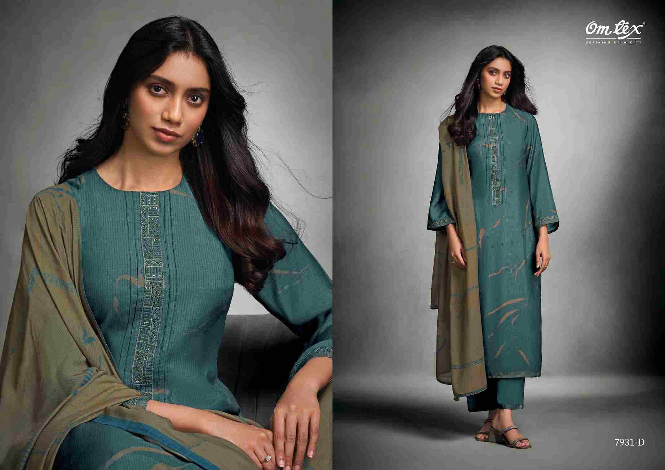 Silmaya By Om Tex 7931-A To 7931-D Series Beautiful Festive Suits Colorful Stylish Fancy Casual Wear & Ethnic Wear Silk Dresses At Wholesale Price