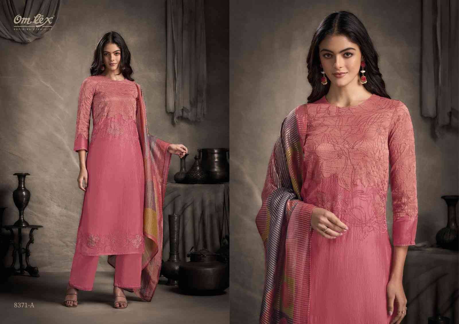 Leera By Om Tex 8371-A To 8371-D Series Beautiful Festive Suits Colorful Stylish Fancy Casual Wear & Ethnic Wear Silk Dresses At Wholesale Price