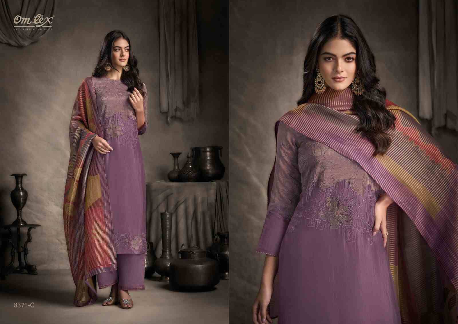 Leera By Om Tex 8371-A To 8371-D Series Beautiful Festive Suits Colorful Stylish Fancy Casual Wear & Ethnic Wear Silk Dresses At Wholesale Price