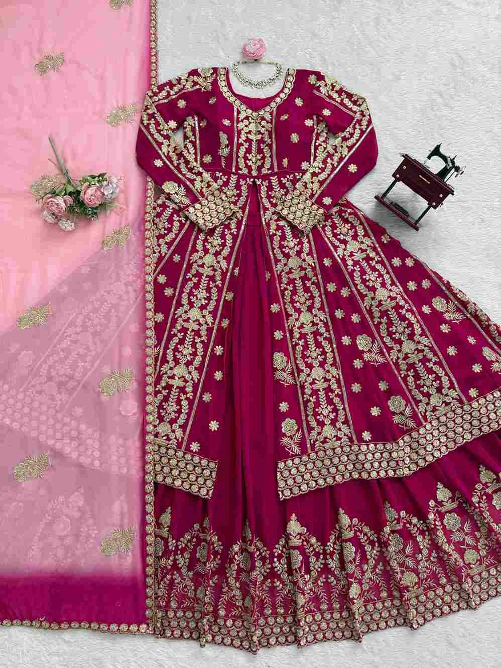R-5929 By Fashid Wholesale Beautiful Festive Suits Colorful Stylish Fancy Casual Wear & Ethnic Wear Faux Georgette Dresses At Wholesale Price