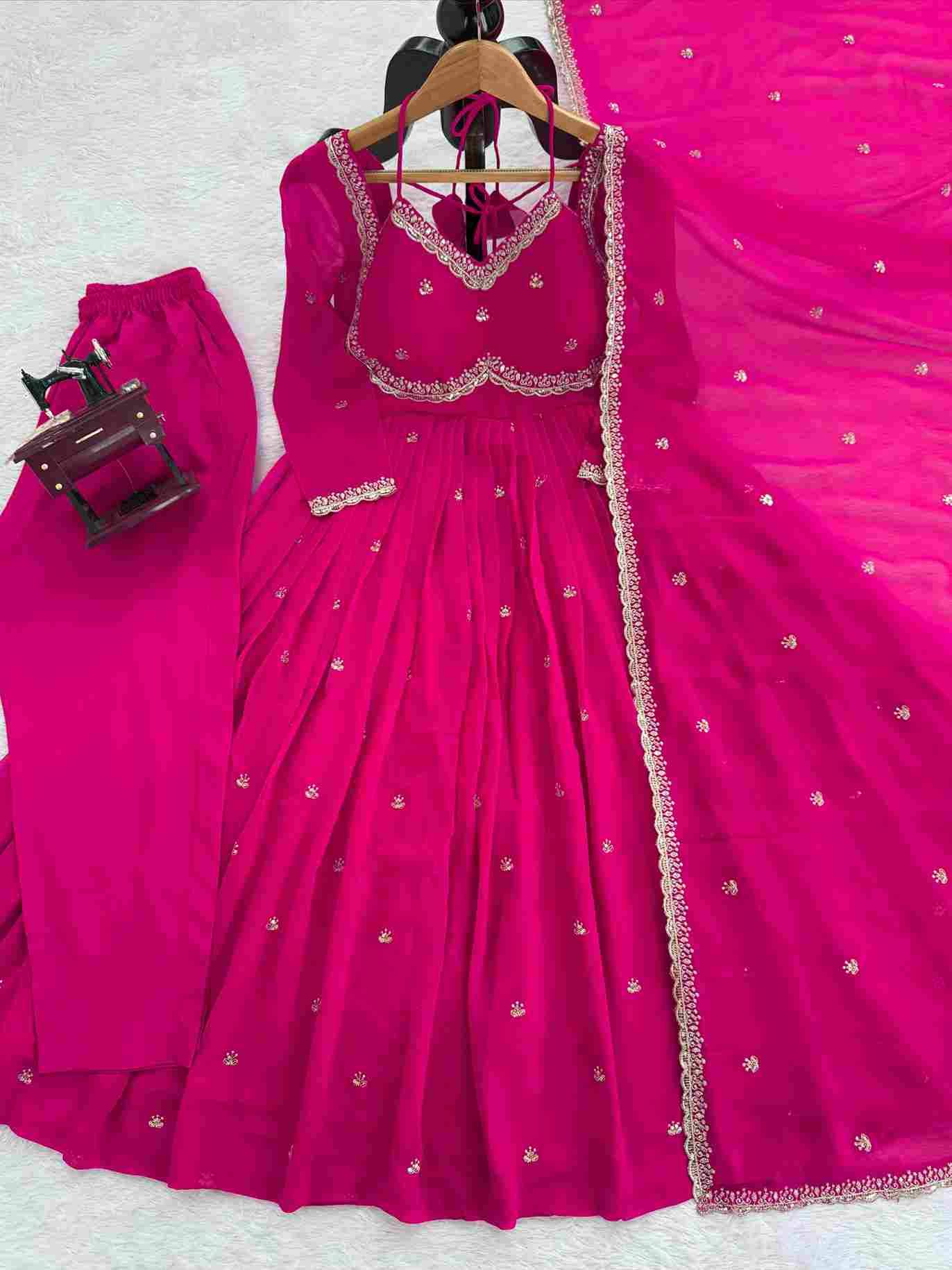 R-5924 By Fashid Wholesale 01 To 03 Series Beautiful Anarkali Suits Colorful Stylish Fancy Casual Wear & Ethnic Wear Faux Georgette Dresses At Wholesale Price