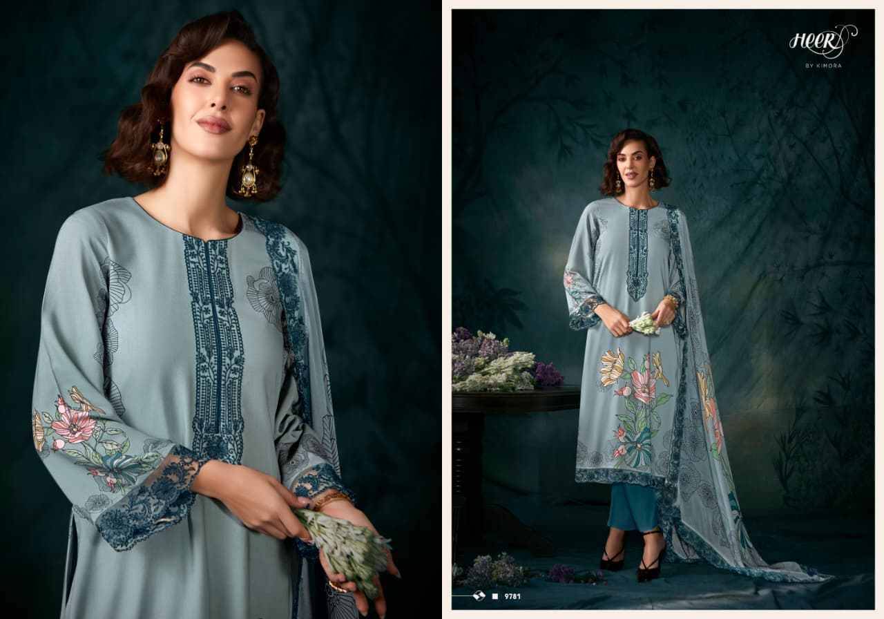 Paradise By Kimora Fashion 9781 To 9786 Series Designer Festive Suits Collection Beautiful Stylish Fancy Colorful Party Wear & Occasional Wear Pure Muslin Dresses At Wholesale Price