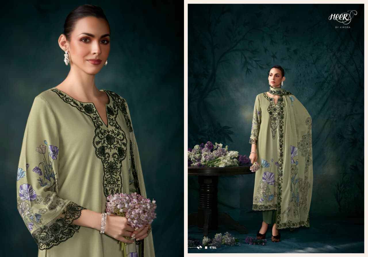 Paradise By Kimora Fashion 9781 To 9786 Series Designer Festive Suits Collection Beautiful Stylish Fancy Colorful Party Wear & Occasional Wear Pure Muslin Dresses At Wholesale Price