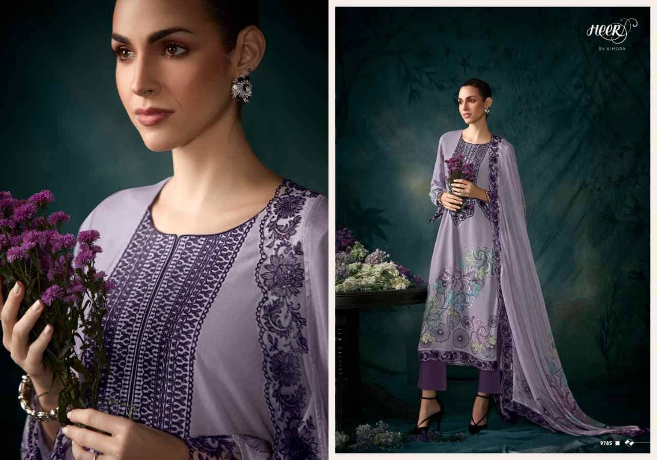 Paradise By Kimora Fashion 9781 To 9786 Series Designer Festive Suits Collection Beautiful Stylish Fancy Colorful Party Wear & Occasional Wear Pure Muslin Dresses At Wholesale Price