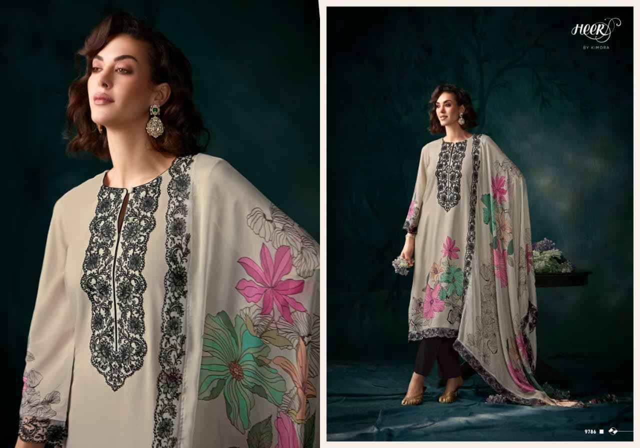 Paradise By Kimora Fashion 9781 To 9786 Series Designer Festive Suits Collection Beautiful Stylish Fancy Colorful Party Wear & Occasional Wear Pure Muslin Dresses At Wholesale Price
