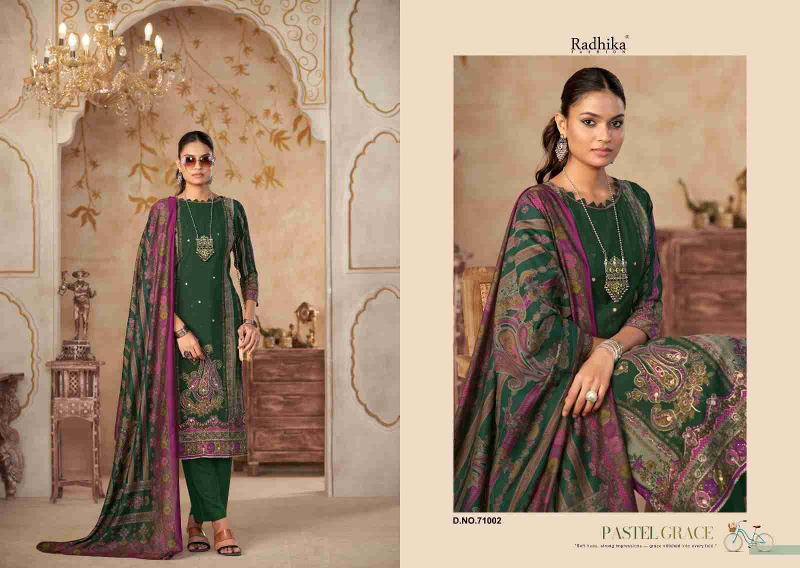Beauty Silk Vol-5 By Azara 71001 To 71004 Series Beautiful Festive Suits Stylish Fancy Colorful Casual Wear & Ethnic Wear Muslin Print Dresses At Wholesale Price