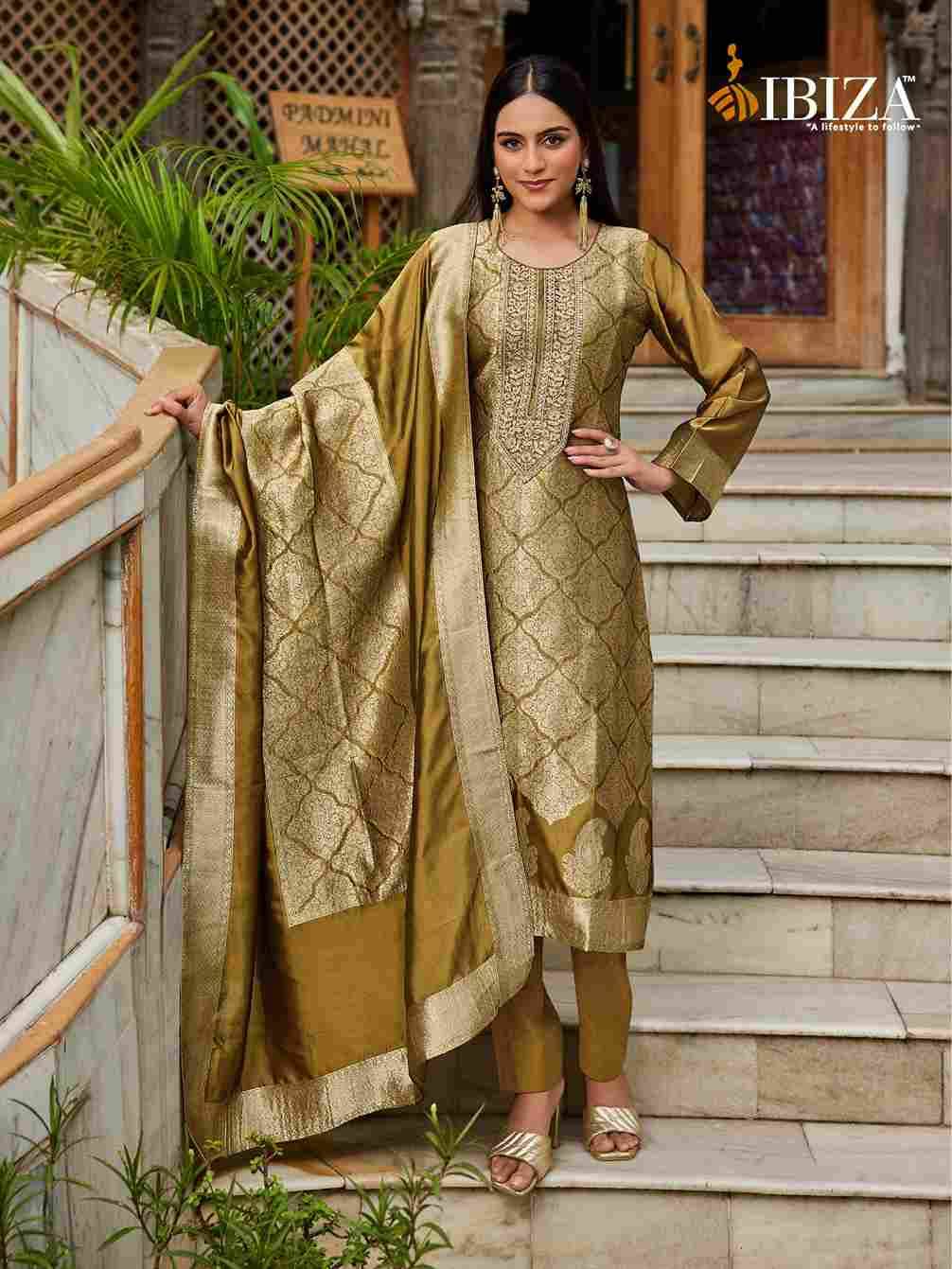 Sakhi Vol-13 By Ibiza 16018 To 16021 Series Designer Festive Suits Beautiful Fancy Stylish Colorful Party Wear & Occasional Wear Pure Silk Jacquard Dresses At Wholesale Price