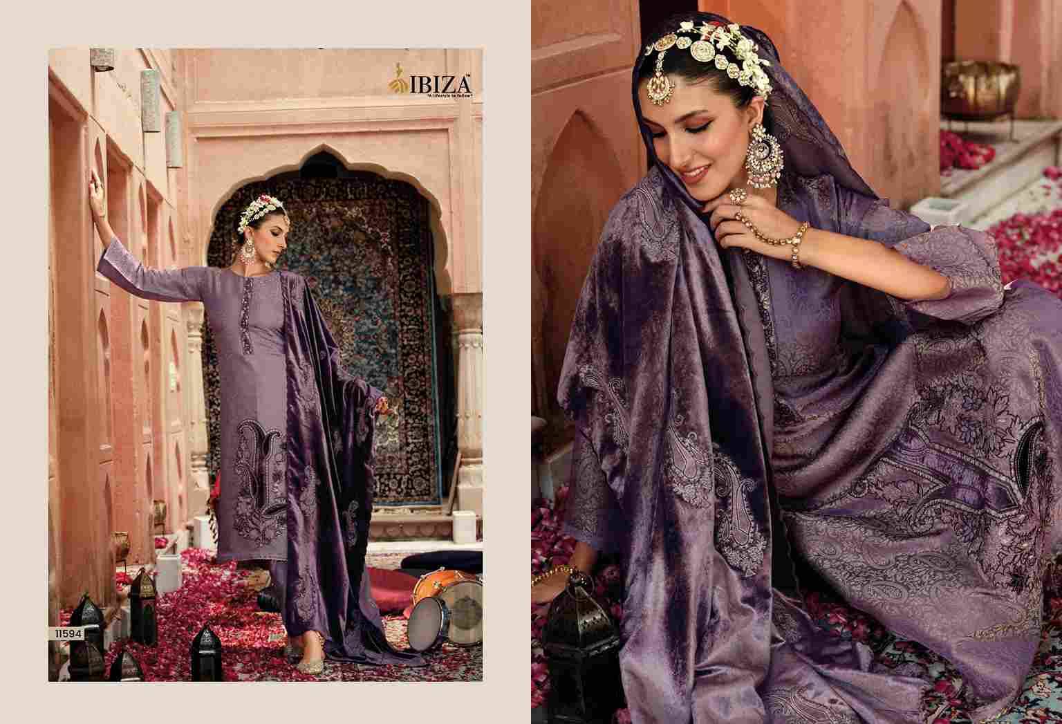 Zoella By Ibiza 11591 To 11596 Series Beautiful Festive Suits Colorful Stylish Fancy Casual Wear & Ethnic Wear Pure Banarasi Silk Dresses At Wholesale Price