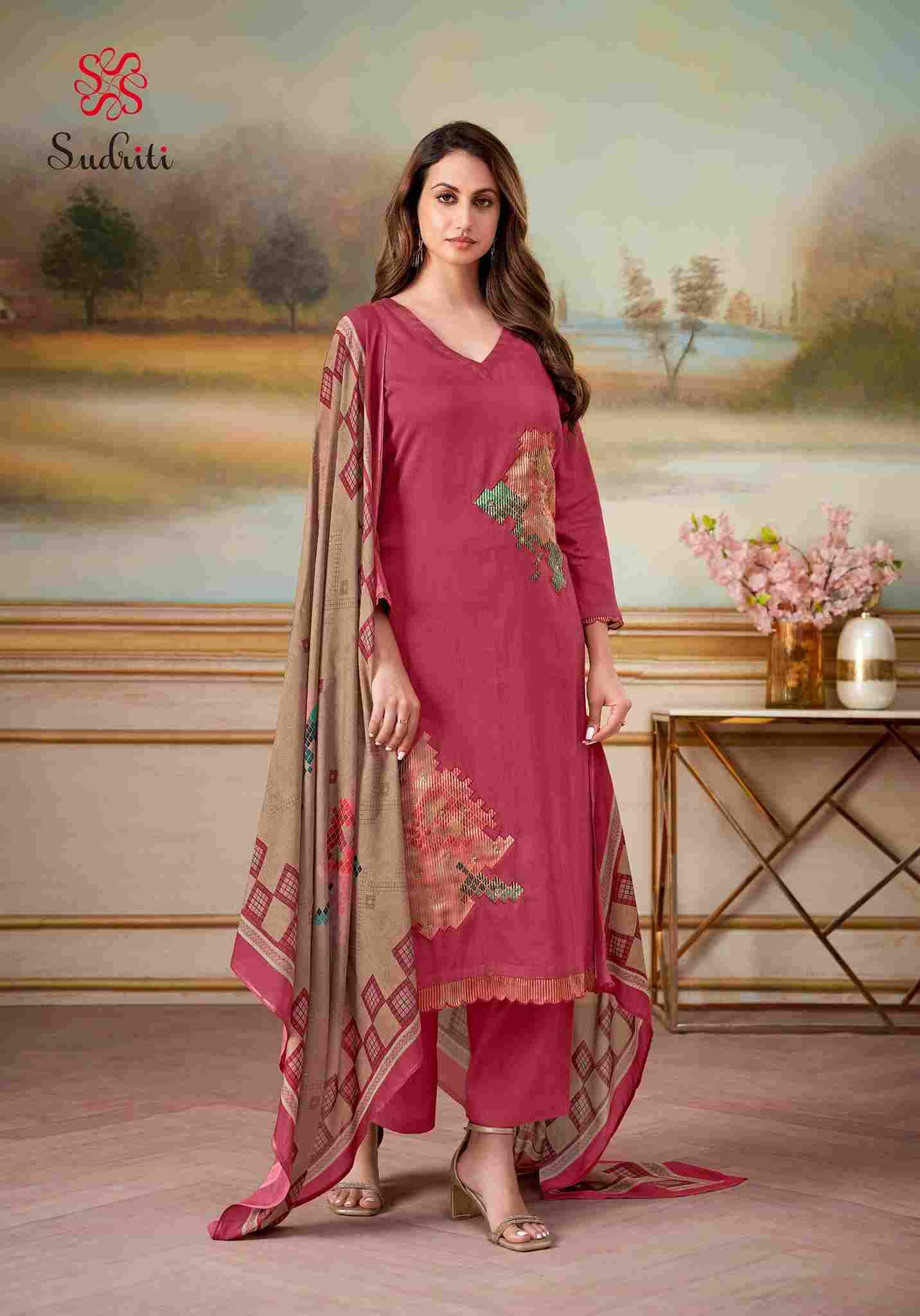 Ehsas By Sudriti Beautiful Stylish Festive Suits Fancy Colorful Casual Wear & Ethnic Wear & Ready To Wear Satin Print Dresses At Wholesale Price