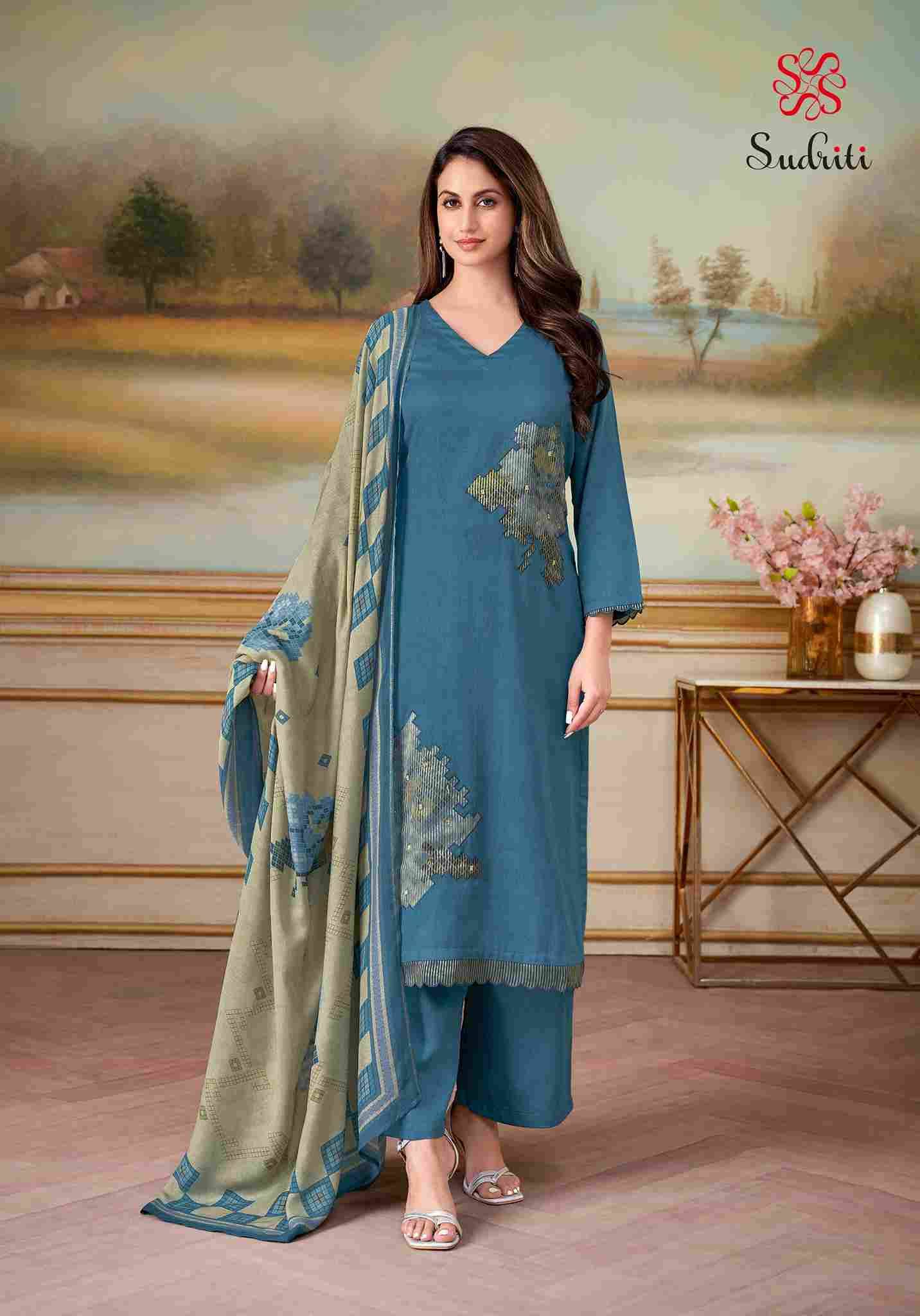 Ehsas By Sudriti Beautiful Stylish Festive Suits Fancy Colorful Casual Wear & Ethnic Wear & Ready To Wear Satin Print Dresses At Wholesale Price