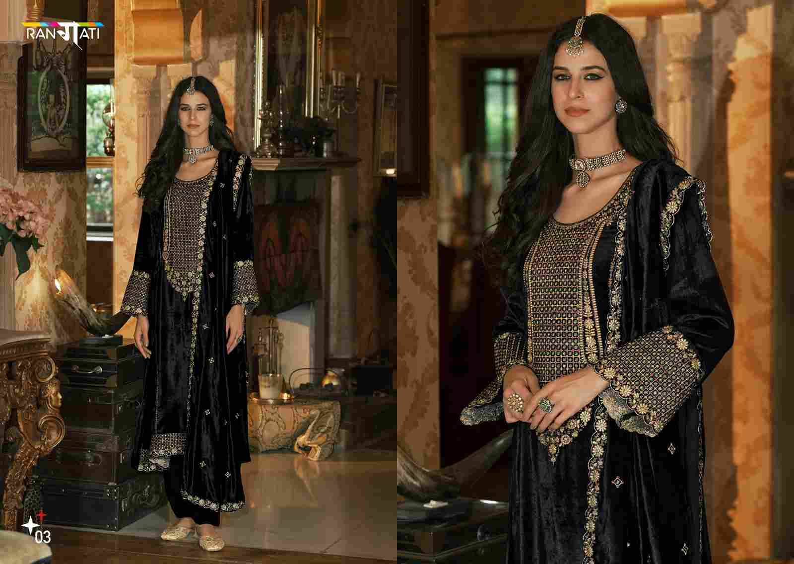 Naqsh By Rangati 01 To 04 Series Designer Festive Suits Beautiful Fancy Colorful Stylish Party Wear & Occasional Wear Silk Velvet Dresses At Wholesale Price