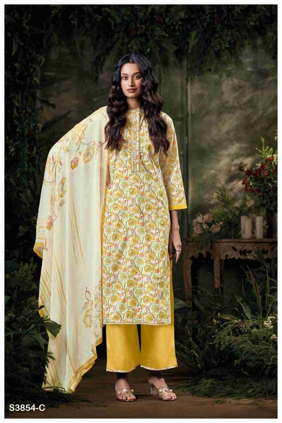 Maeilis-3854 By Ganga Fashion 3854-A To 3854-D Series Beautiful Festive Suits Colorful Stylish Fancy Casual Wear & Ethnic Wear Pure Pashmina Dresses At Wholesale Price