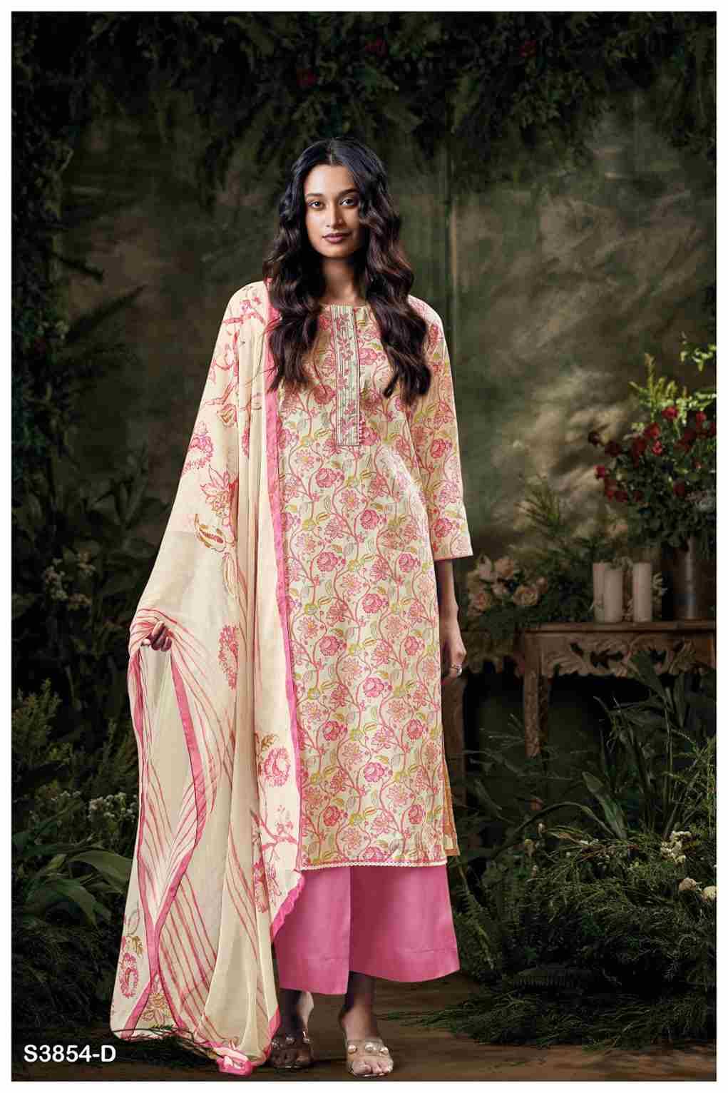 Maeilis-3854 By Ganga Fashion 3854-A To 3854-D Series Beautiful Festive Suits Colorful Stylish Fancy Casual Wear & Ethnic Wear Pure Pashmina Dresses At Wholesale Price