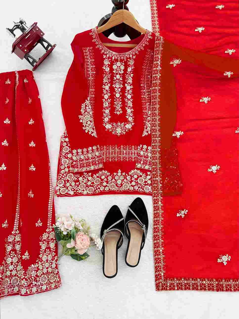 K-1533 By Fashid Wholesale 01 To 02 Series Beautiful Festive Suits Colorful Stylish Fancy Casual Wear & Ethnic Wear Faux Georgette Dresses At Wholesale Price