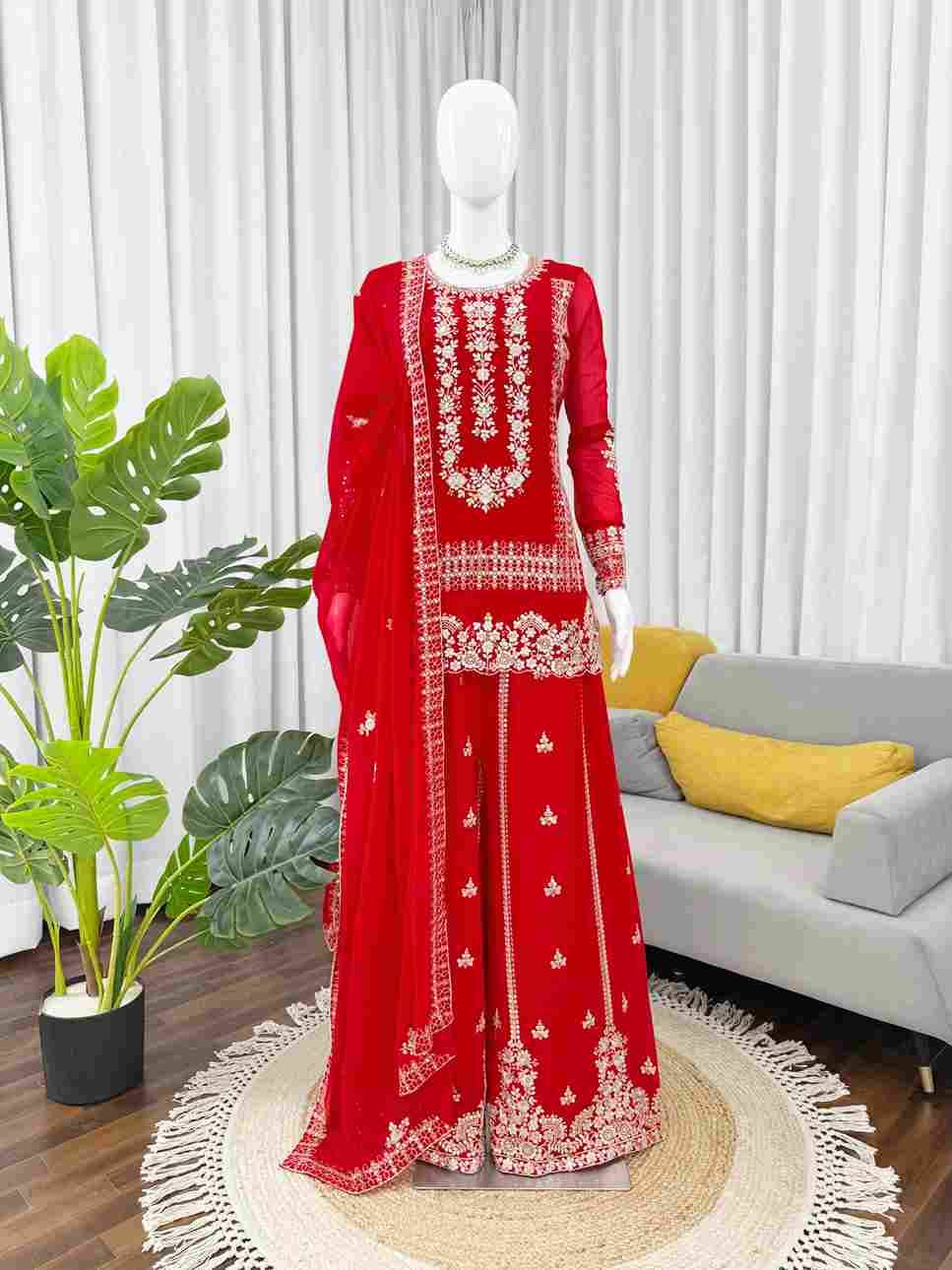 K-1533 By Fashid Wholesale 01 To 02 Series Beautiful Festive Suits Colorful Stylish Fancy Casual Wear & Ethnic Wear Faux Georgette Dresses At Wholesale Price