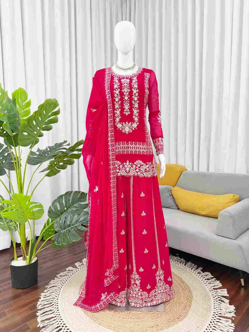 K-1533 By Fashid Wholesale 01 To 02 Series Beautiful Festive Suits Colorful Stylish Fancy Casual Wear & Ethnic Wear Faux Georgette Dresses At Wholesale Price