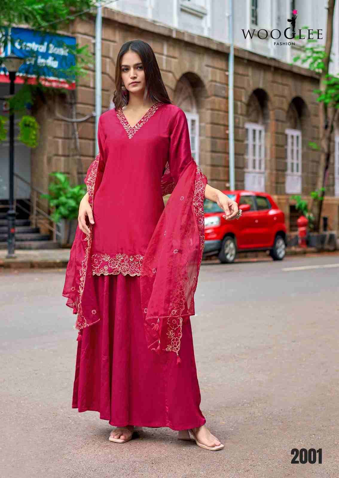 Shabnam By Wooglee 2001 To 2004 Series Designer Festive Suits Beautiful Fancy Stylish Colorful Party Wear & Occasional Wear Gajji Silk Dresses At Wholesale Price