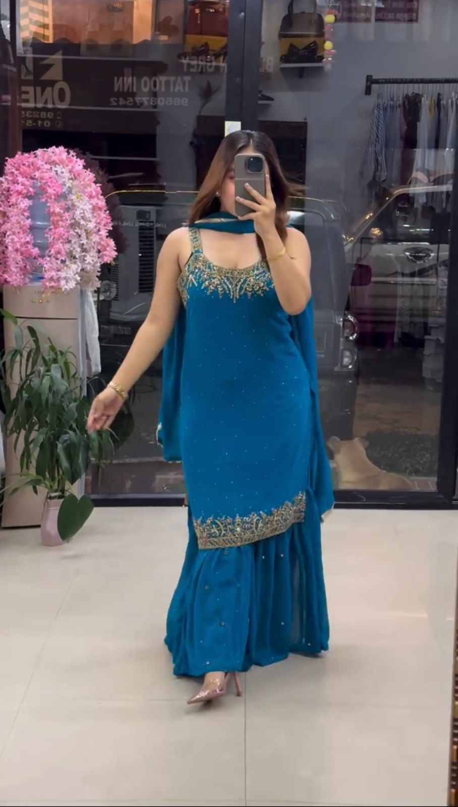 K-1531 By Fashid Wholesale 01 To 09 Series Beautiful Sharara Festive Suits Colorful Stylish Fancy Casual Wear & Ethnic Wear Faux Georgette Dresses At Wholesale Price