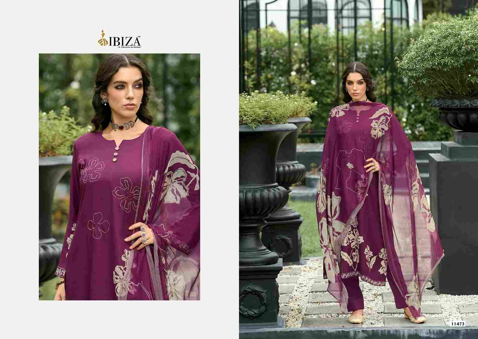 Noore By Ibiza 11471 To 11476 Series Beautiful Festive Suits Colorful Stylish Fancy Casual Wear & Ethnic Wear Pure Viscose Pashmina Dresses At Wholesale Price
