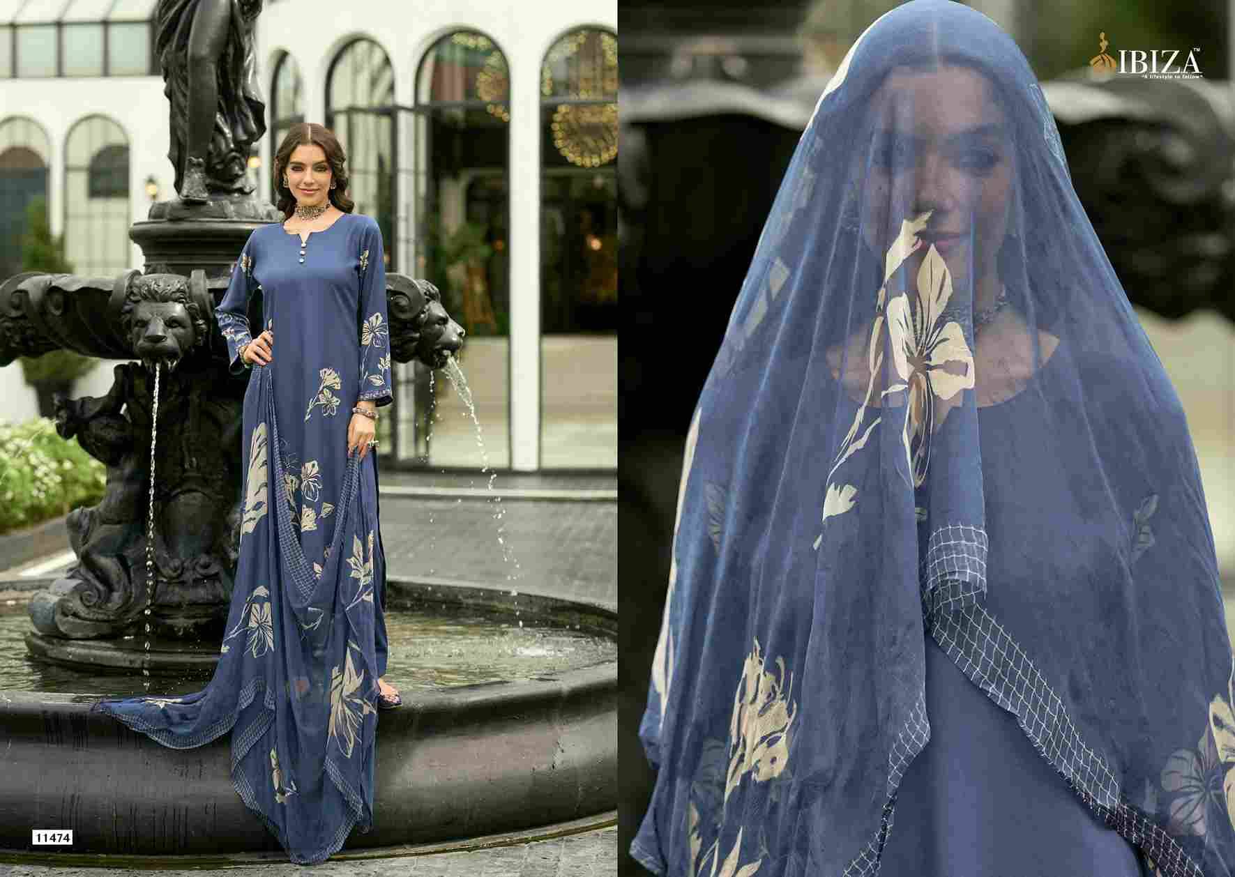 Noore By Ibiza 11471 To 11476 Series Beautiful Festive Suits Colorful Stylish Fancy Casual Wear & Ethnic Wear Pure Viscose Pashmina Dresses At Wholesale Price