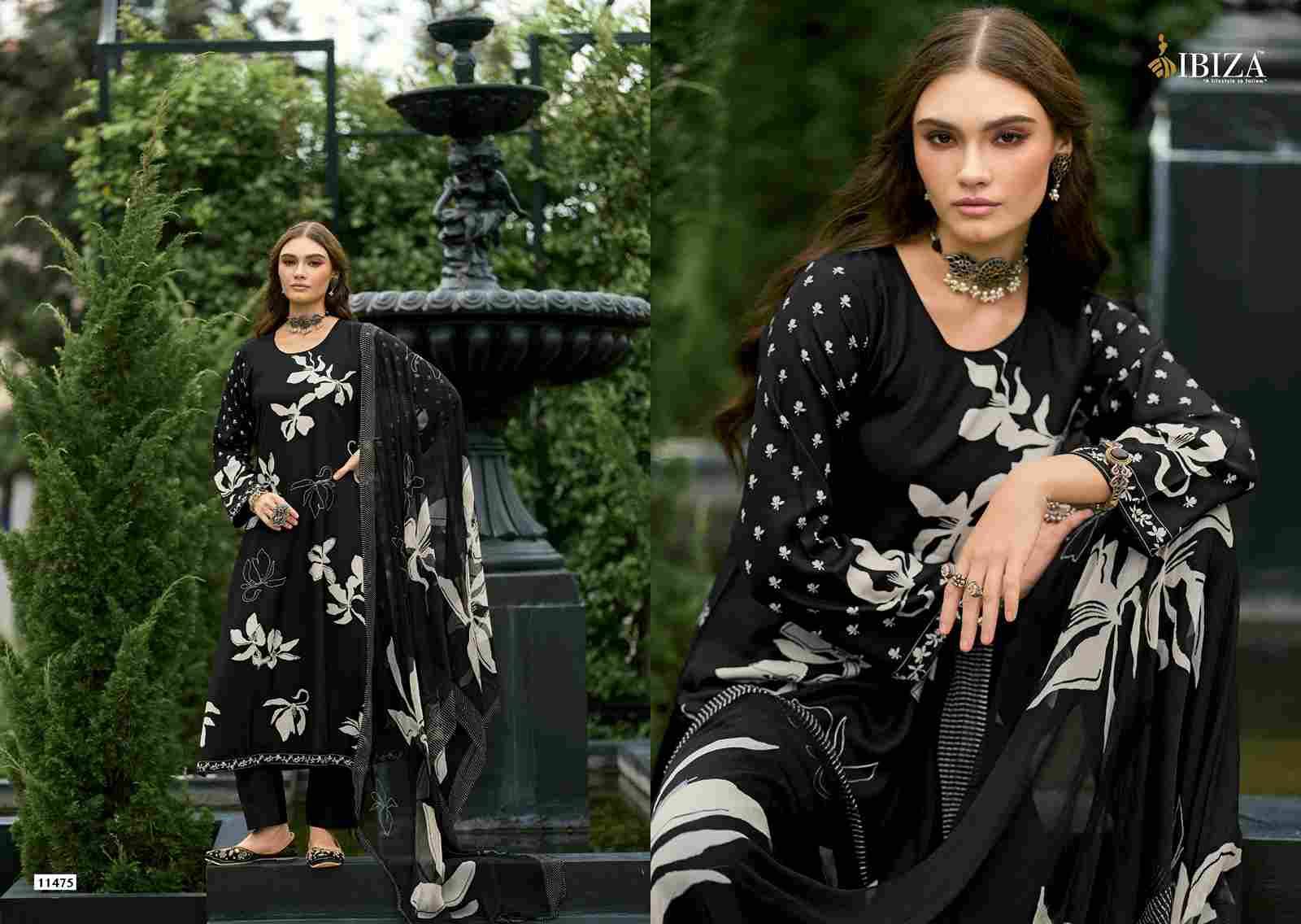 Noore By Ibiza 11471 To 11476 Series Beautiful Festive Suits Colorful Stylish Fancy Casual Wear & Ethnic Wear Pure Viscose Pashmina Dresses At Wholesale Price