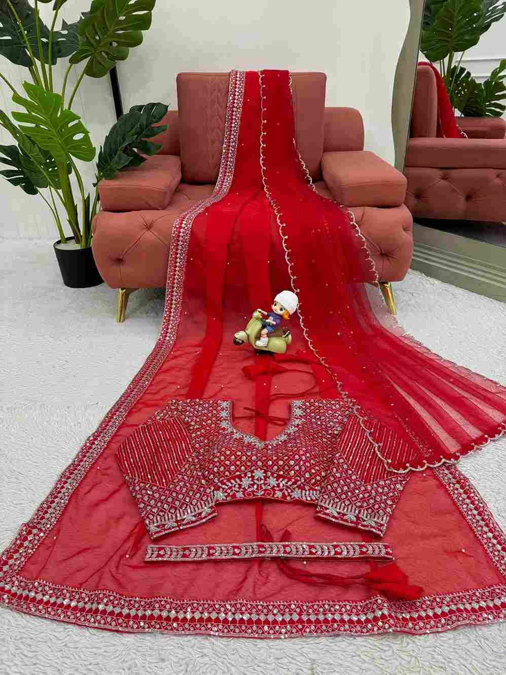 K-606 By Fashid Wholesale Karwa Chauth Special Indian Traditional Wear Collection Beautiful Stylish Fancy Colorful Party Wear & Occasional Wear Tibby Silk Sarees At Wholesale Price