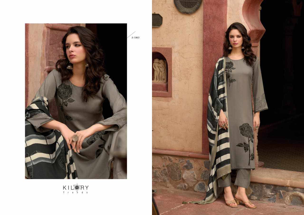 Alfaaz By Kilory 1861 To 1864 Series Beautiful Festive Suits Colorful Stylish Fancy Casual Wear & Ethnic Wear Pure Viscose Pashmina Dresses At Wholesale Price