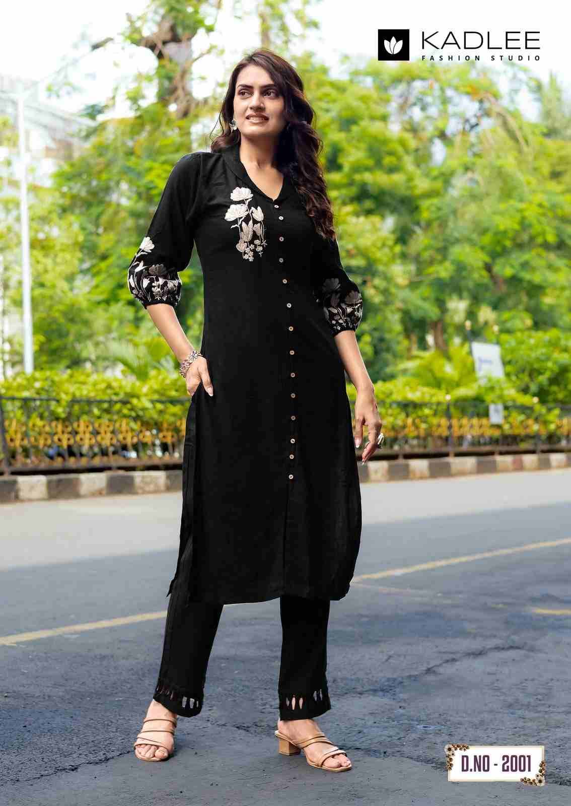 Silver Stone By Kadlee 2001 To 2006 Series Designer Stylish Fancy Colorful Beautiful Party Wear & Ethnic Wear Collection Rayon Print Kurtis With Bottom At Wholesale Price