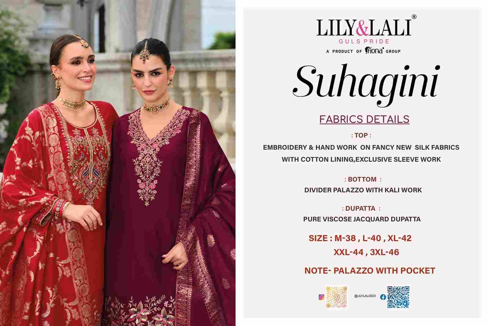 Suhagini By Lily And Lali 28201 To 28204 Series Beautiful Festive Suits Colorful Stylish Fancy Casual Wear & Ethnic Wear Simmer Silk Embroidery Dresses At Wholesale Price
