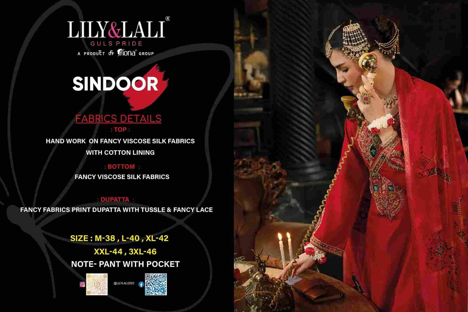 Sindoor By Lily And Lali 28301 To 28304 Series Beautiful Festive Suits Colorful Stylish Fancy Casual Wear & Ethnic Wear Viscose Silk Embroidery Dresses At Wholesale Price