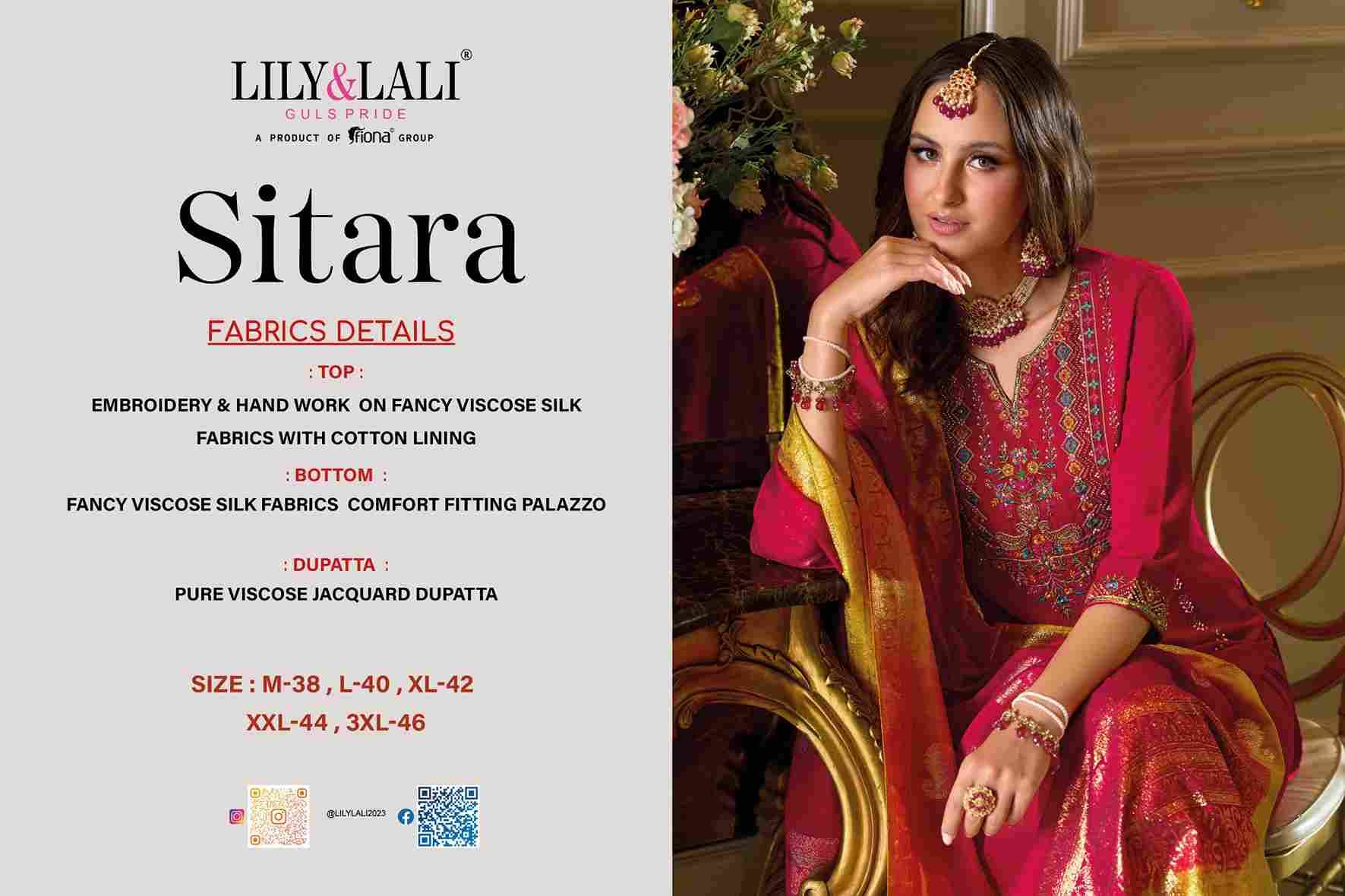 Sitara By Lily And Lali 29201 To 29204 Series Beautiful Festive Suits Colorful Stylish Fancy Casual Wear & Ethnic Wear Viscose Silk Embroidery Dresses At Wholesale Price