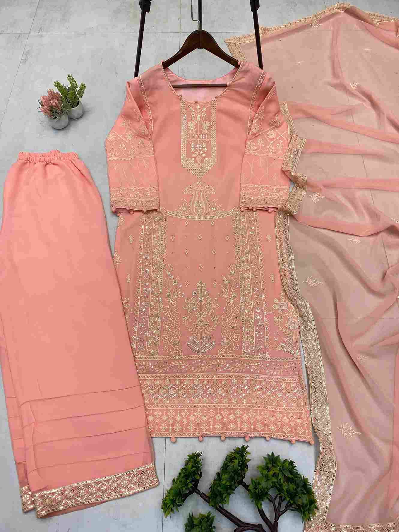 Le-2003 By Fashid Wholesale Beautiful Festive Suits Colorful Stylish Fancy Casual Wear & Ethnic Wear Georgette Dresses At Wholesale Price