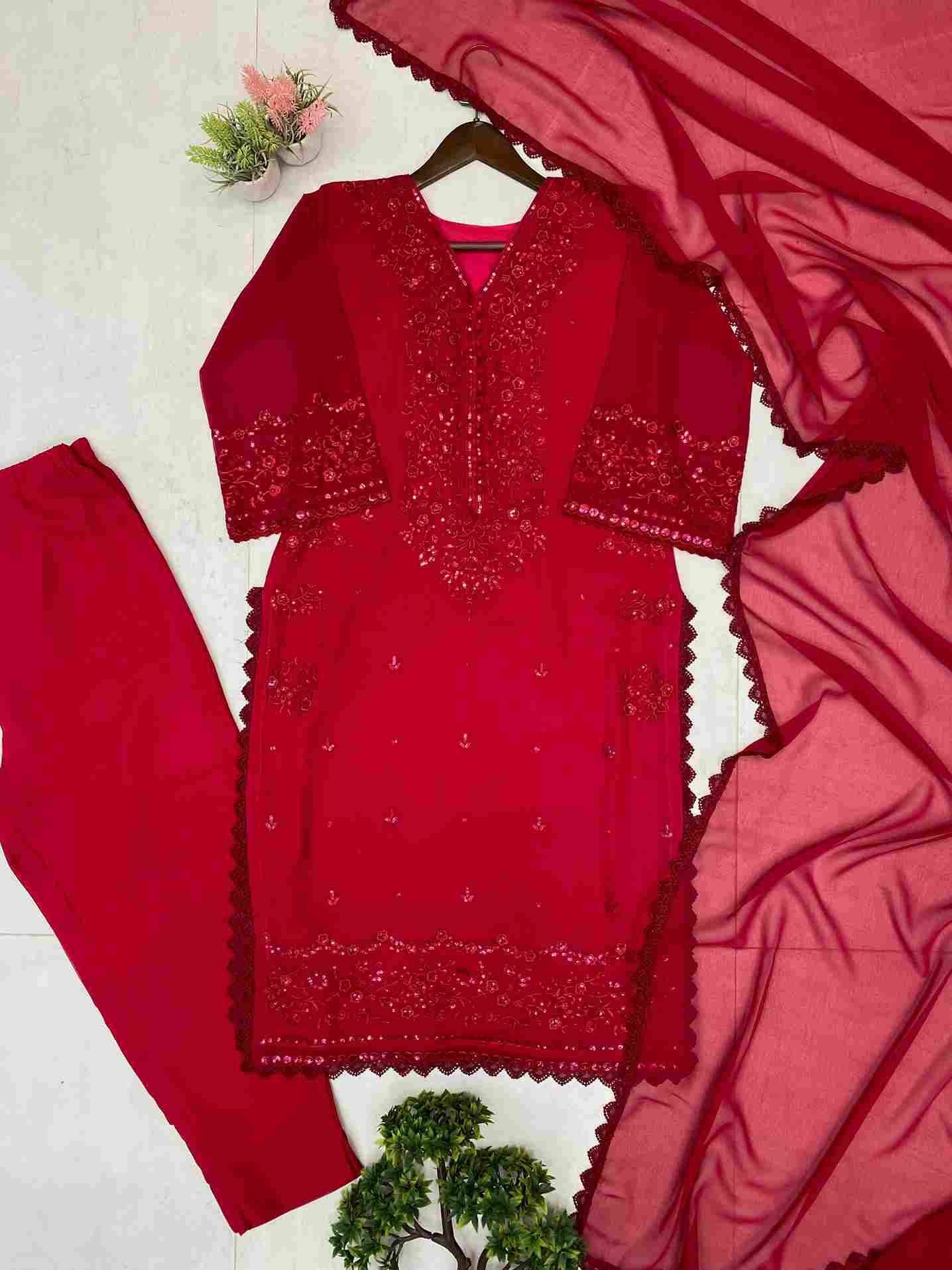 Le-2002 By Fashid Wholesale Beautiful Festive Suits Colorful Stylish Fancy Casual Wear & Ethnic Wear Georgette Dresses At Wholesale Price