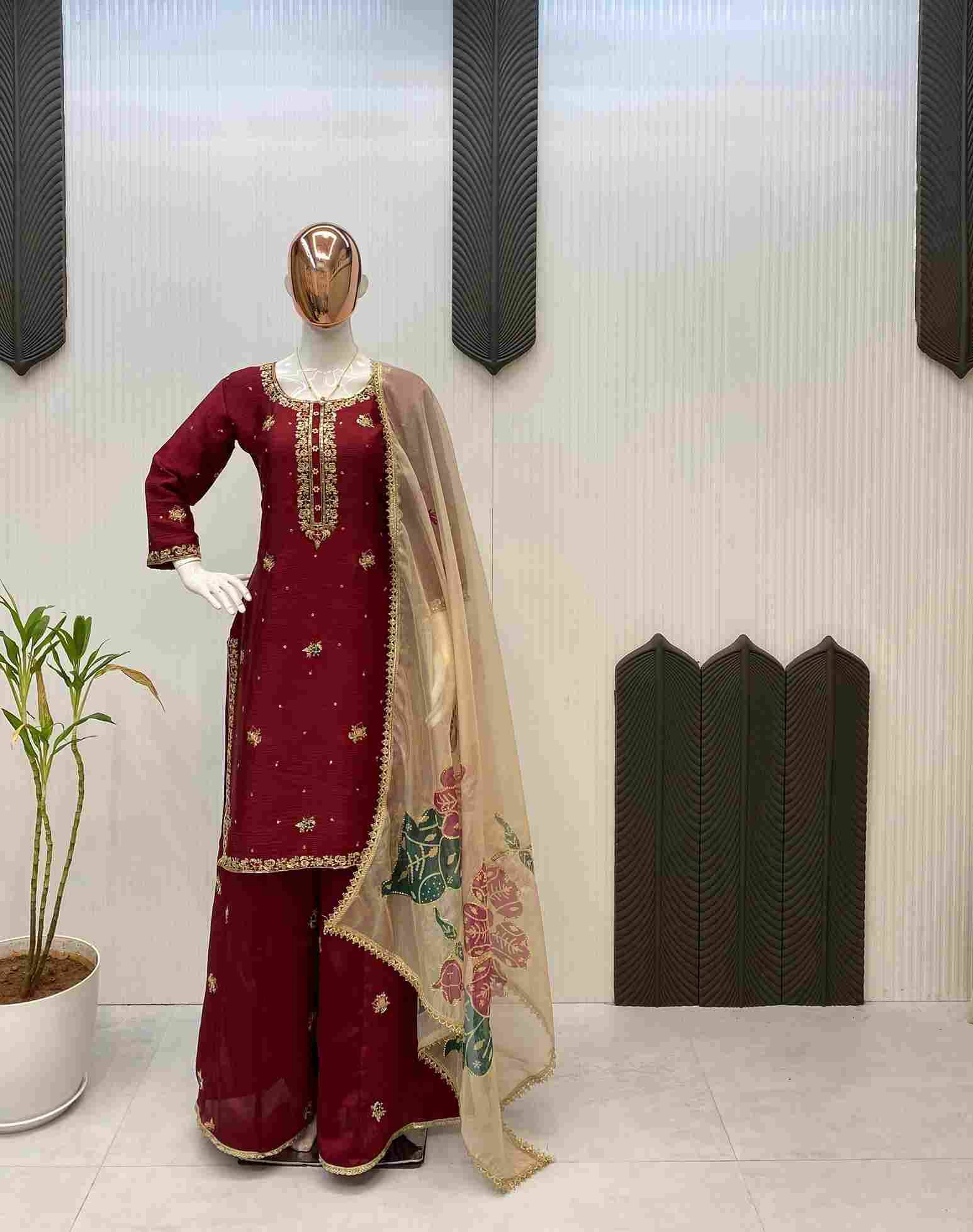 Le-1996 Vol-2 By Fashid Wholesale 01 To 02 Series Beautiful Stylish Fancy Colorful Casual Wear & Ethnic Wear Chinnon Dresses With Bottom At Wholesale Price