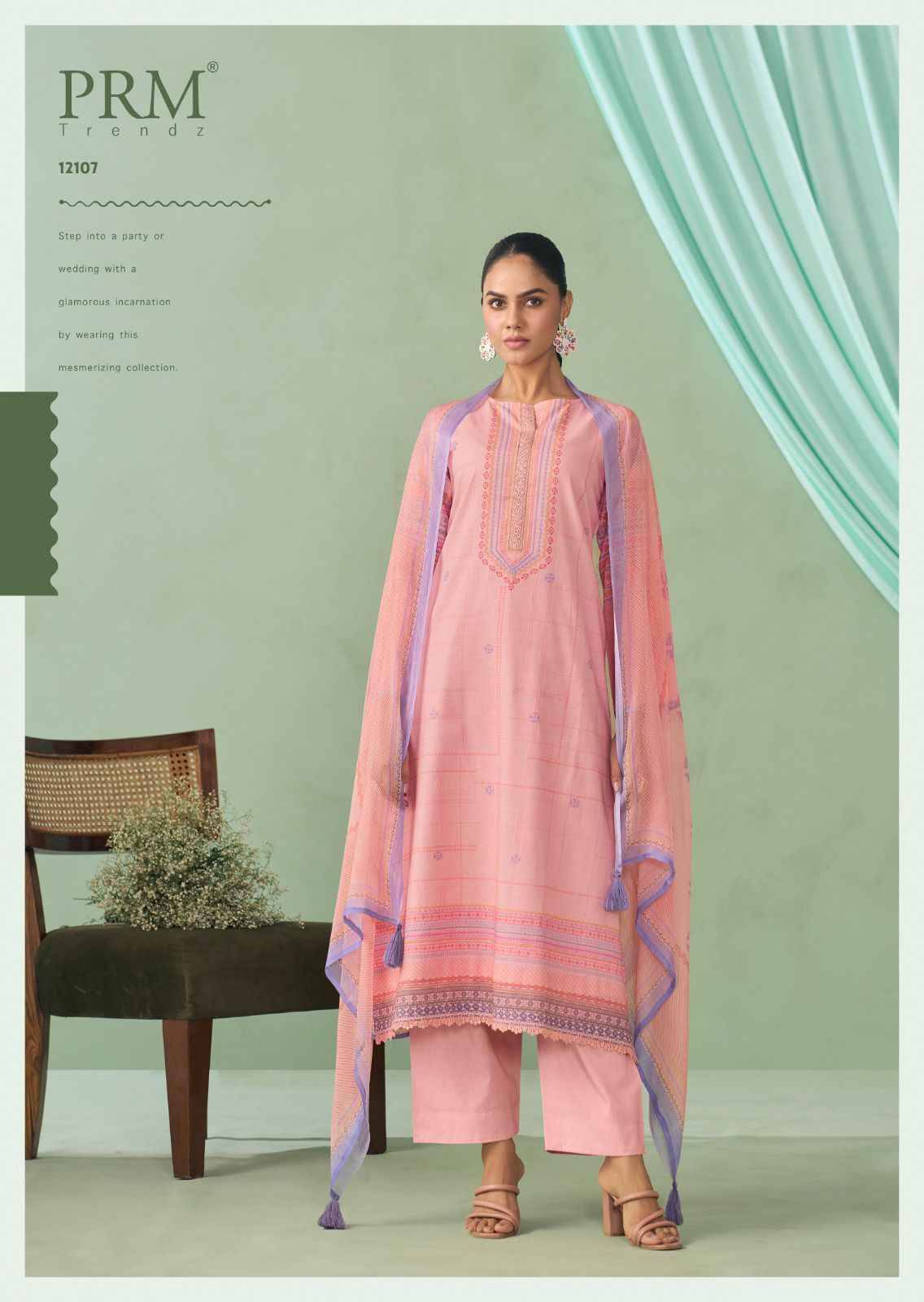 Irha By PRM Trendz 12107 To 12112 Series Beautiful Festive Suits Colorful Stylish Fancy Casual Wear & Ethnic Wear Cotton Linen Dresses At Wholesale Price