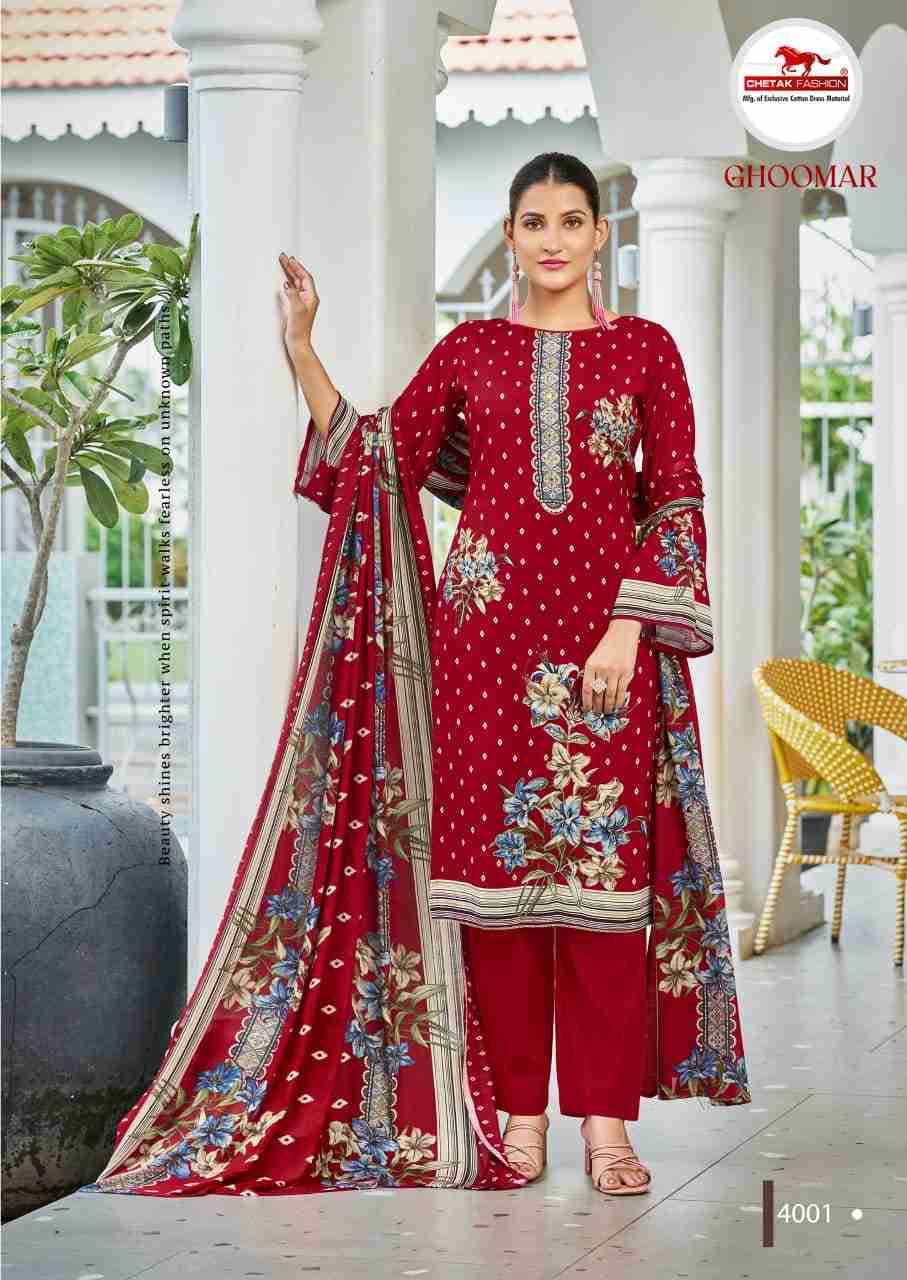 Ghoomar Vol-4 By Chetak Fashion 4001 To 4008 Series Beautiful Festive Suits Colorful Stylish Fancy Casual Wear & Ethnic Wear Rayon Cotton Print Dresses At Wholesale Price