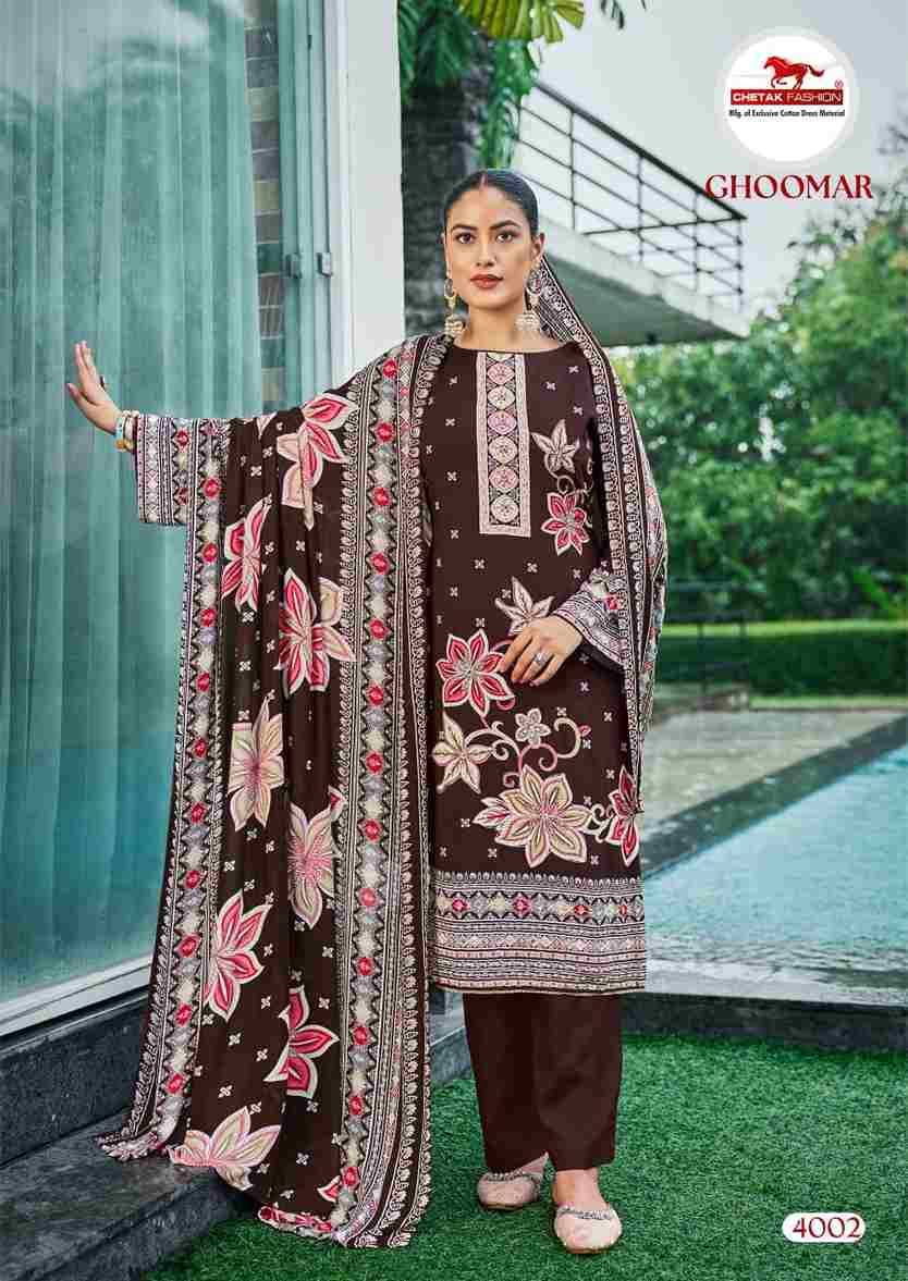 Ghoomar Vol-4 By Chetak Fashion 4001 To 4008 Series Beautiful Festive Suits Colorful Stylish Fancy Casual Wear & Ethnic Wear Rayon Cotton Print Dresses At Wholesale Price