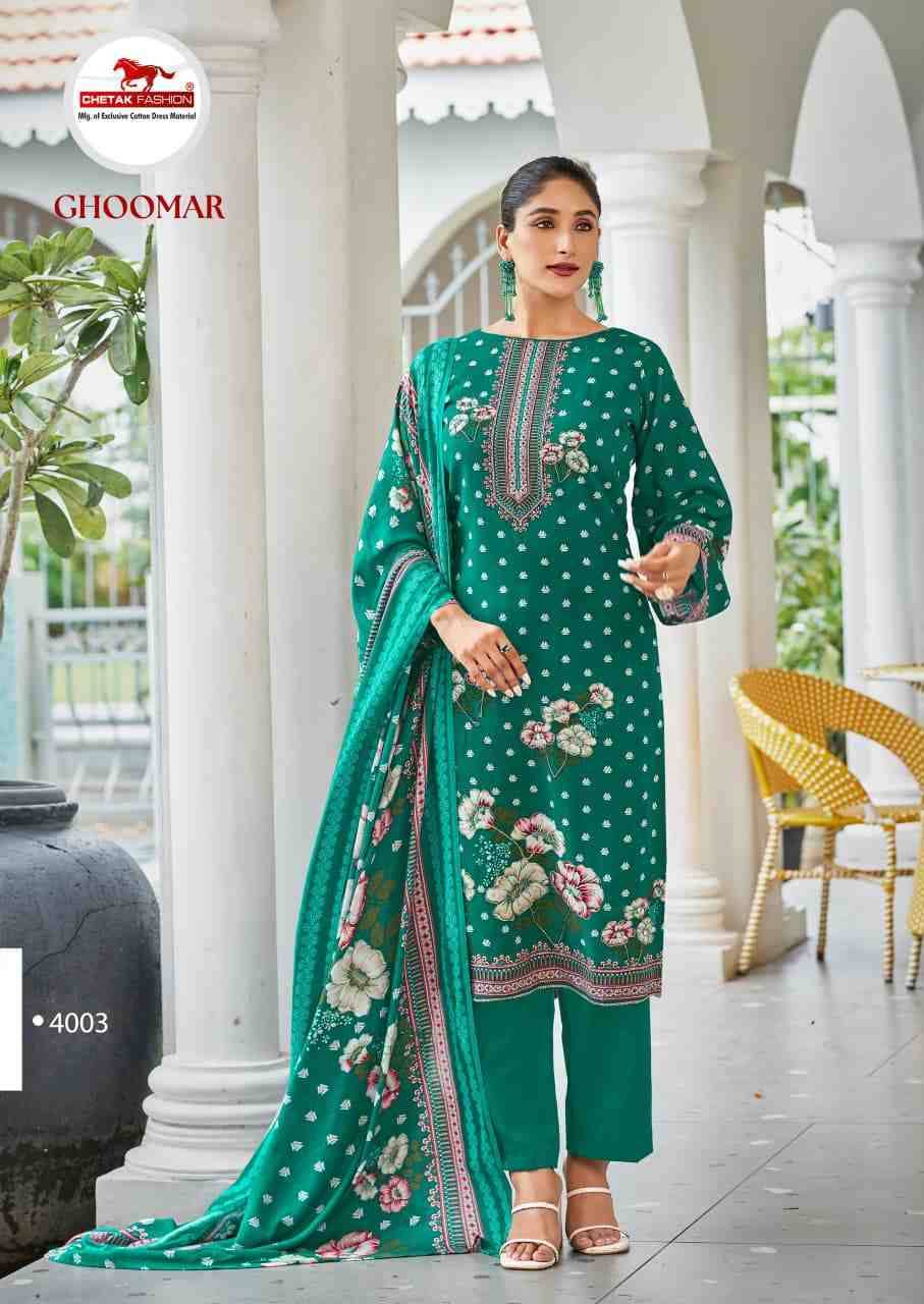 Ghoomar Vol-4 By Chetak Fashion 4001 To 4008 Series Beautiful Festive Suits Colorful Stylish Fancy Casual Wear & Ethnic Wear Rayon Cotton Print Dresses At Wholesale Price